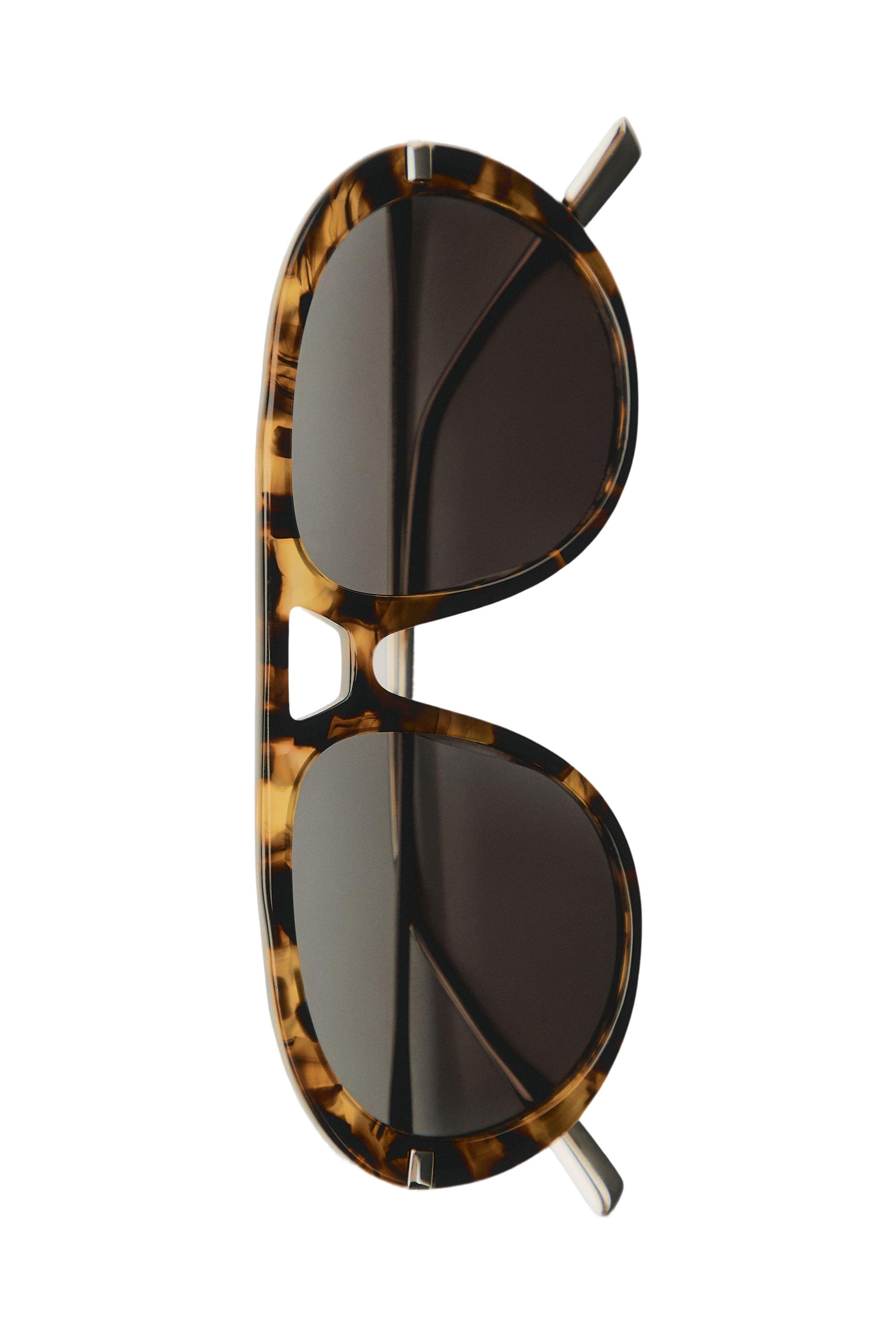 Aviator sunglasses — BROWN