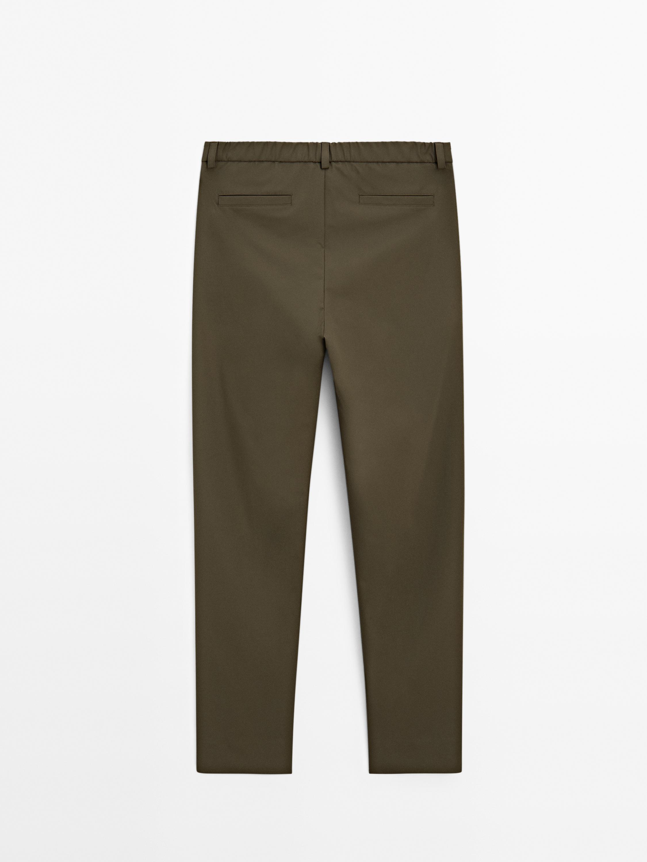 Regular-fit technical trousers
