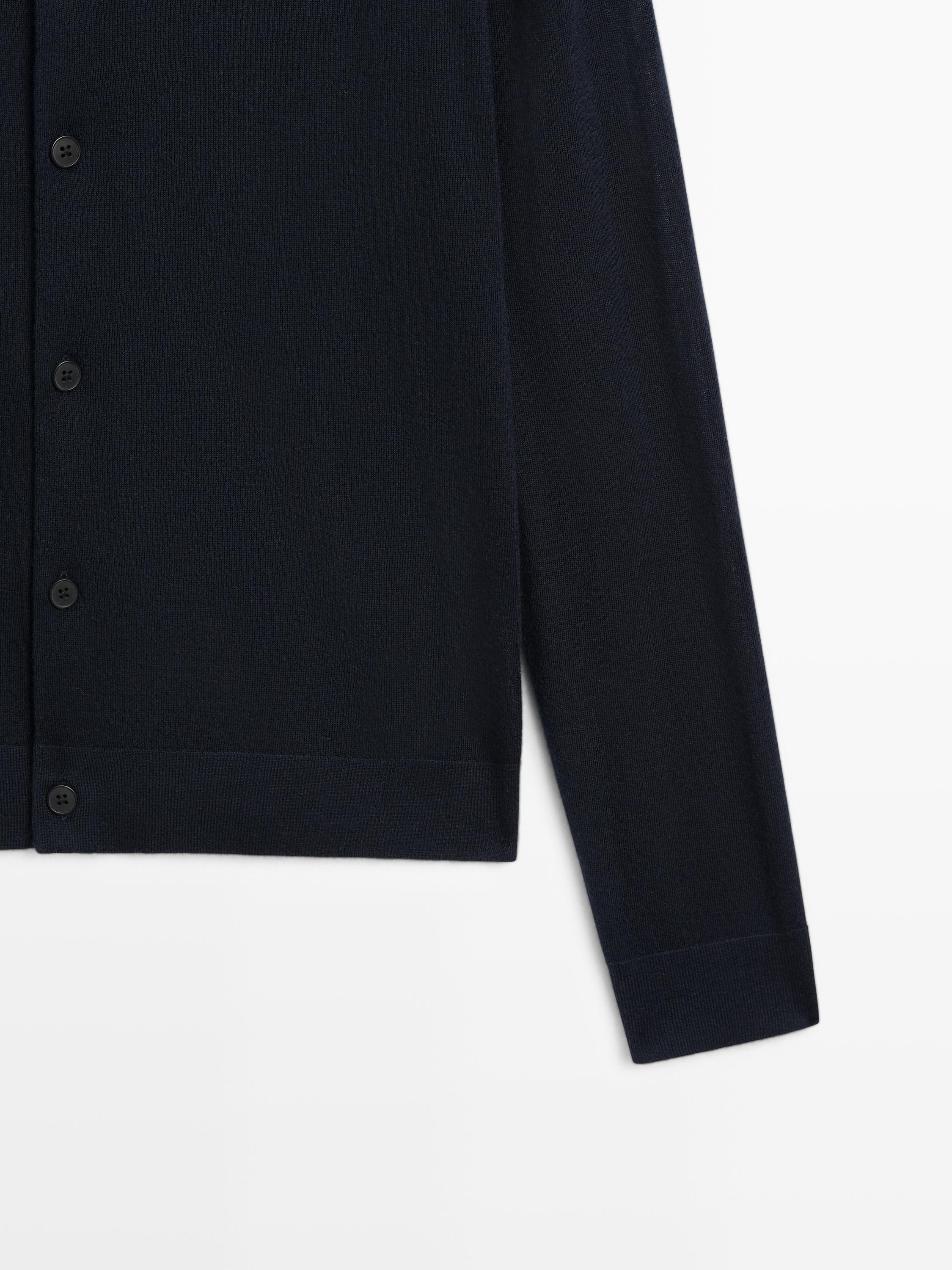 100% cashmere knit cardigan