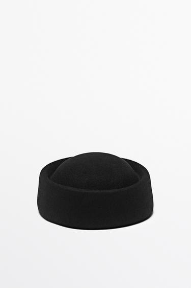 100% Wool Skullcap — BLACK 1