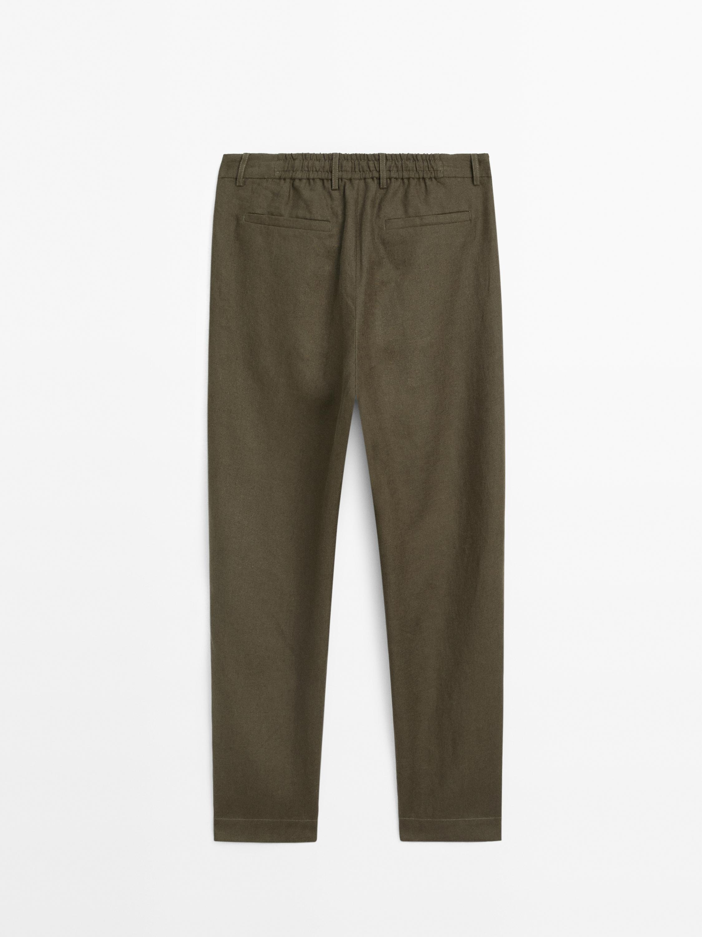 Pantalón conjunto 100% lino