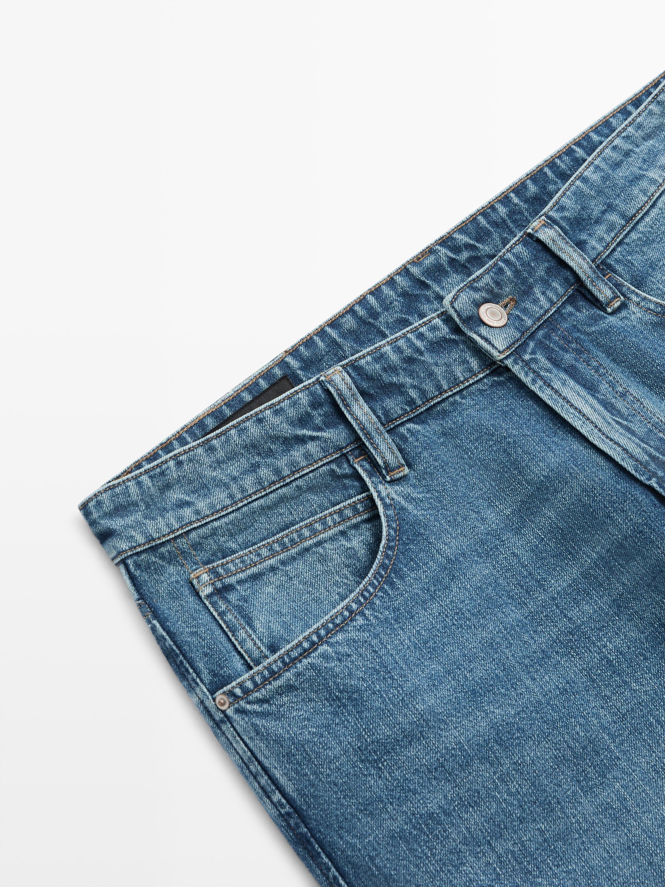 Tapered fit jeans — INDIGO