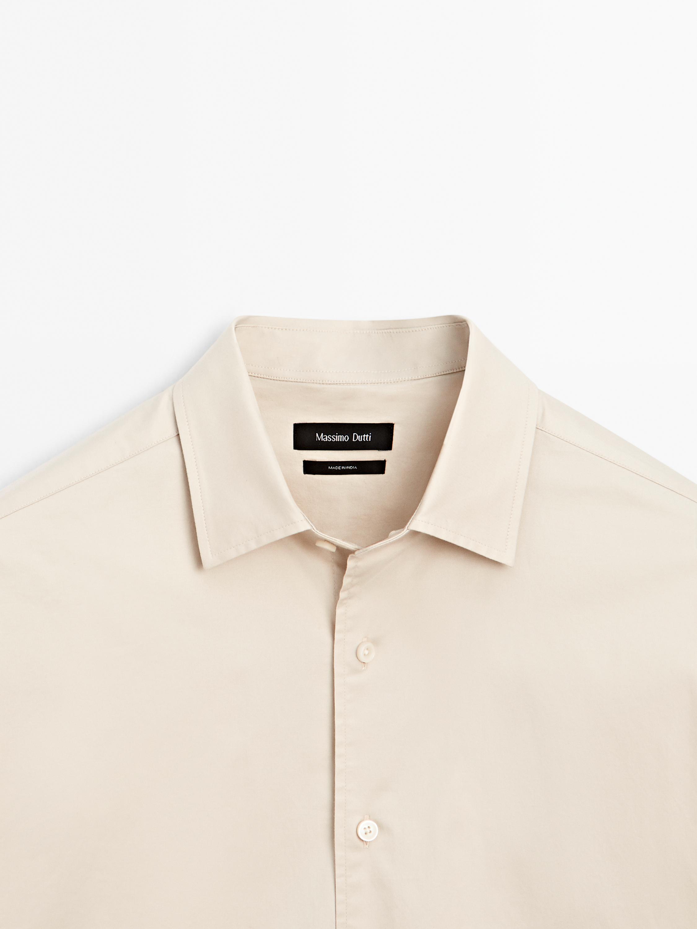 Camisa regular fit strech