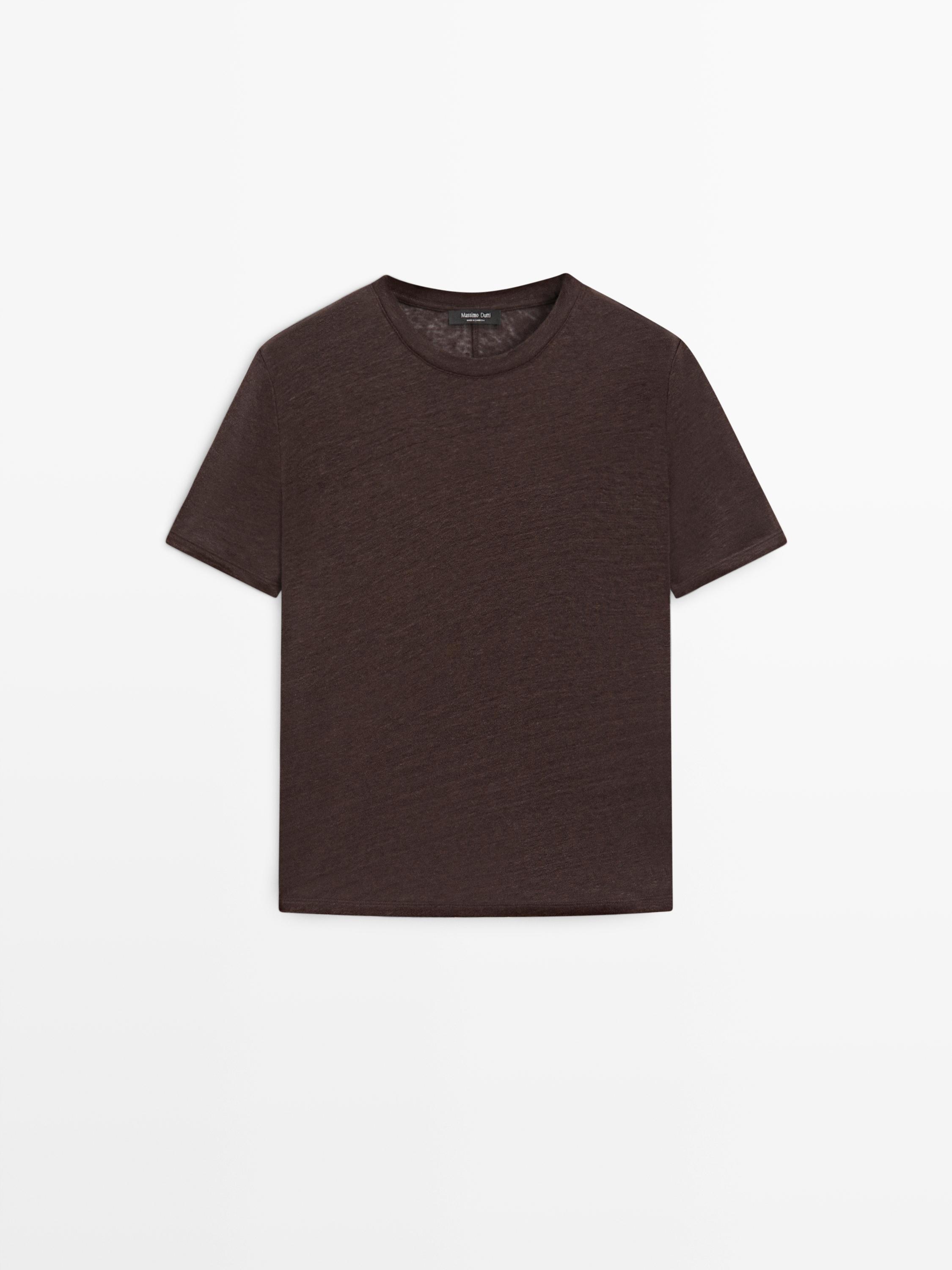 Áo thun cộc tay vải lanh