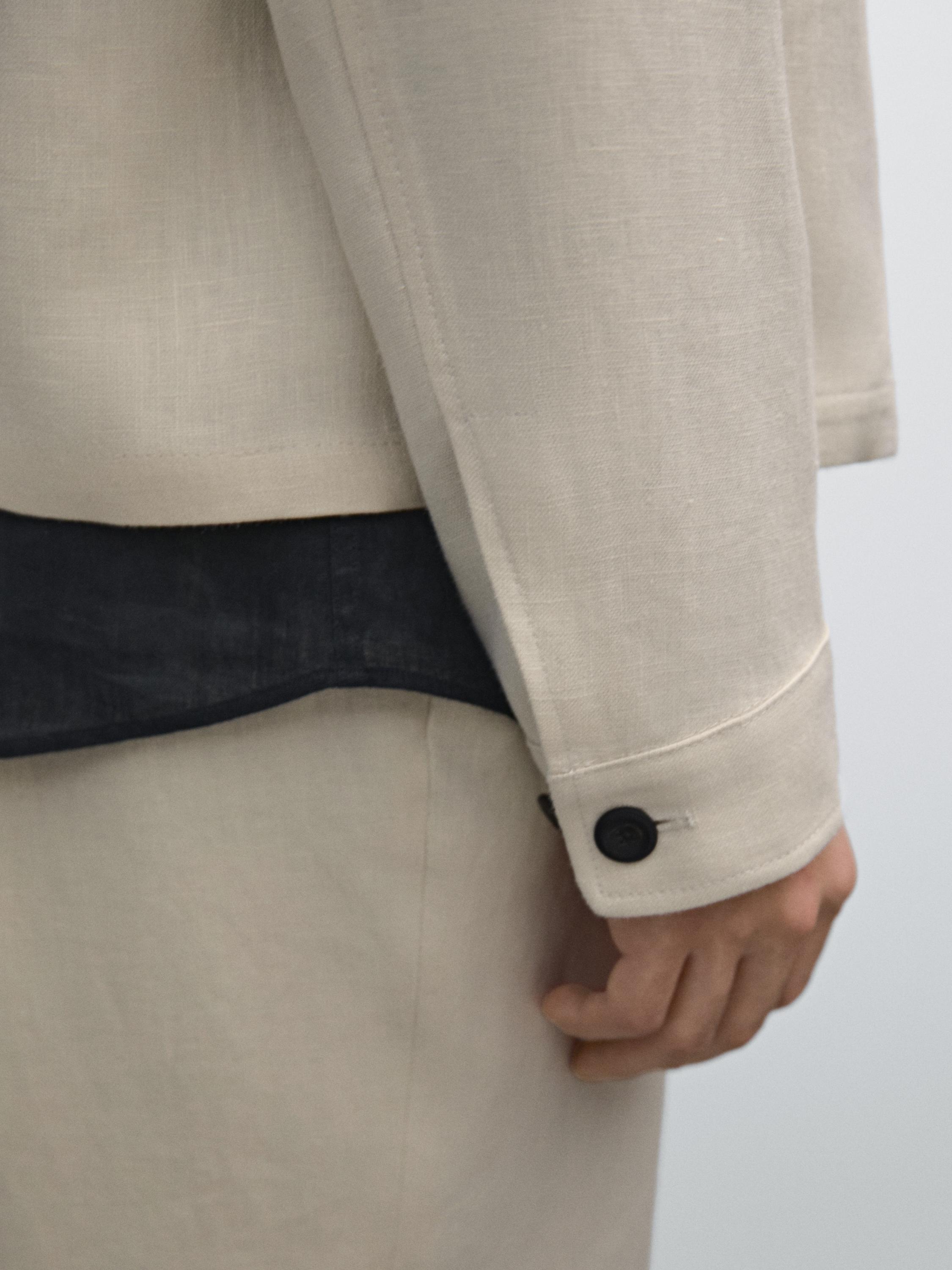 100% linen lightweight jacket