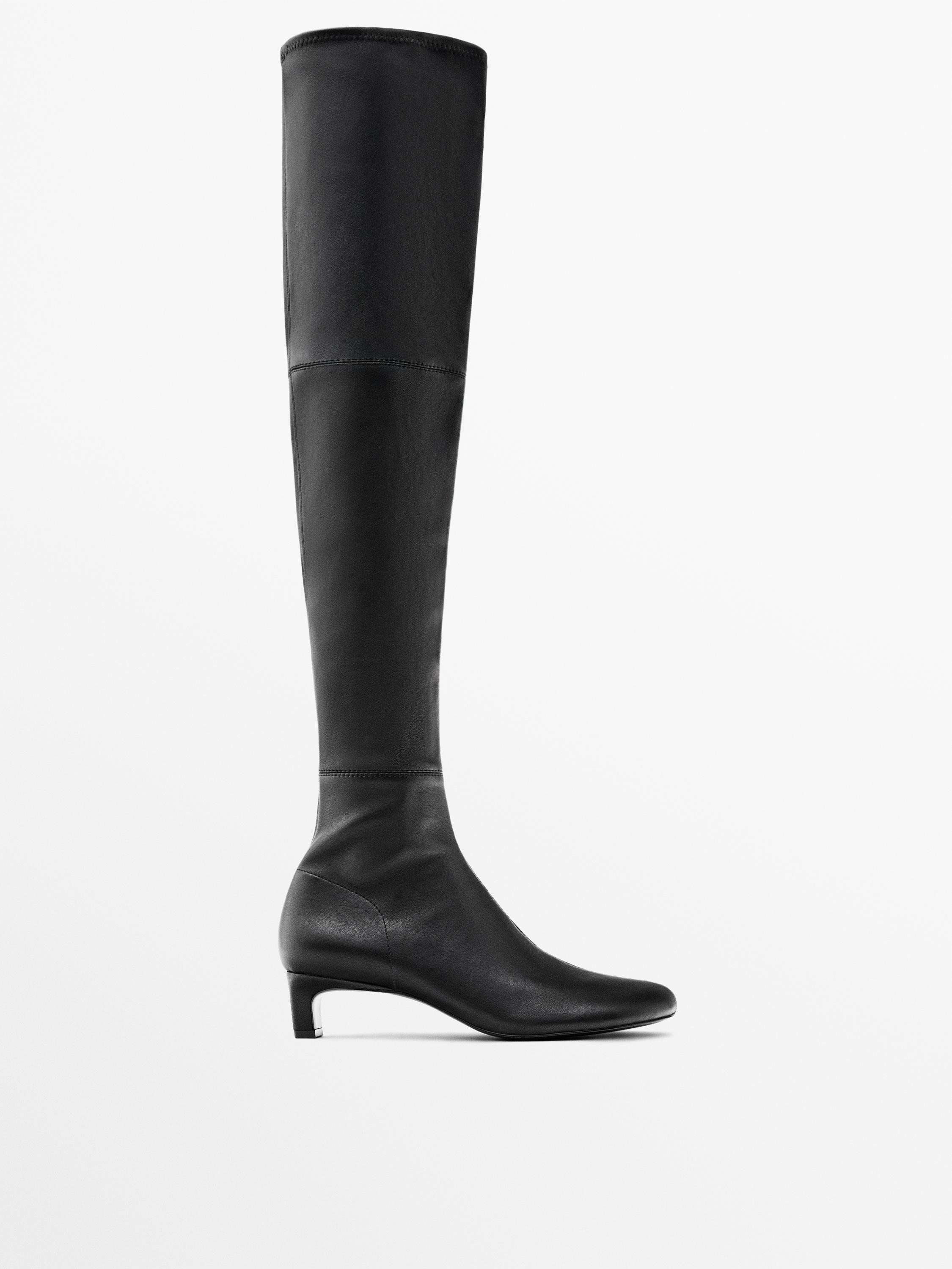 Bottes à talon élastiques