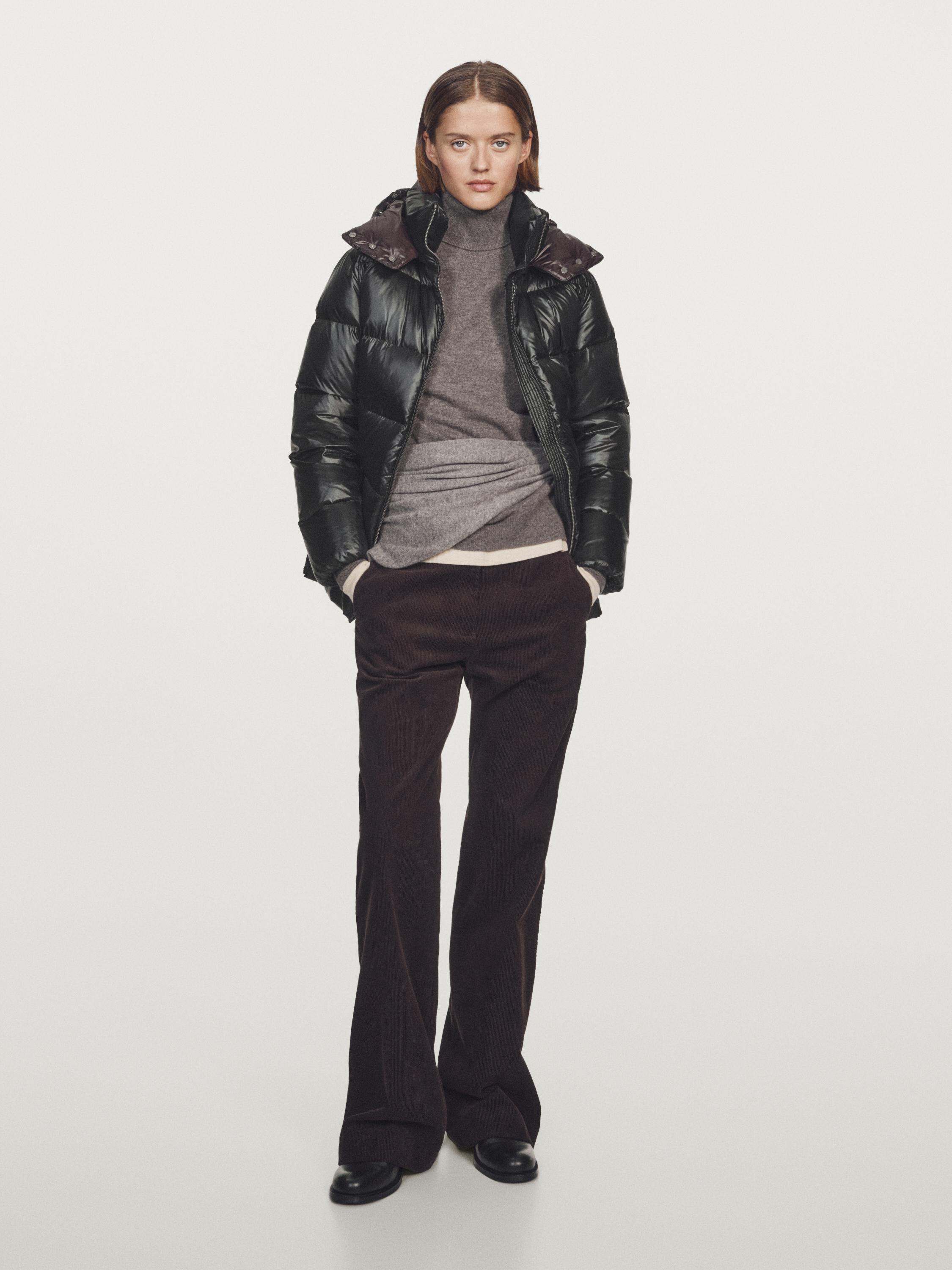 Water-repellent puffer jacket