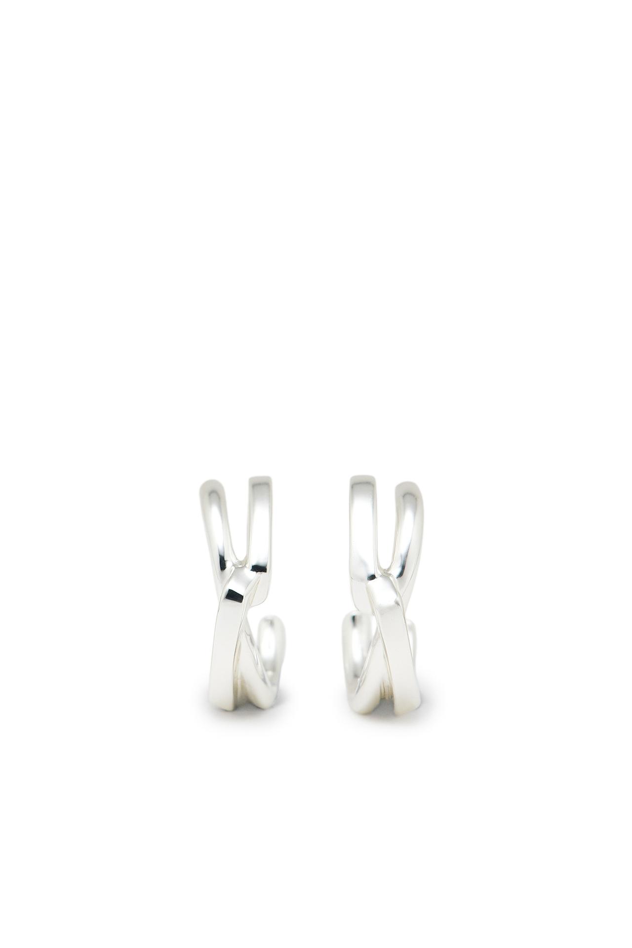 Spiral hoop earrings - Limited Edition — SILVER