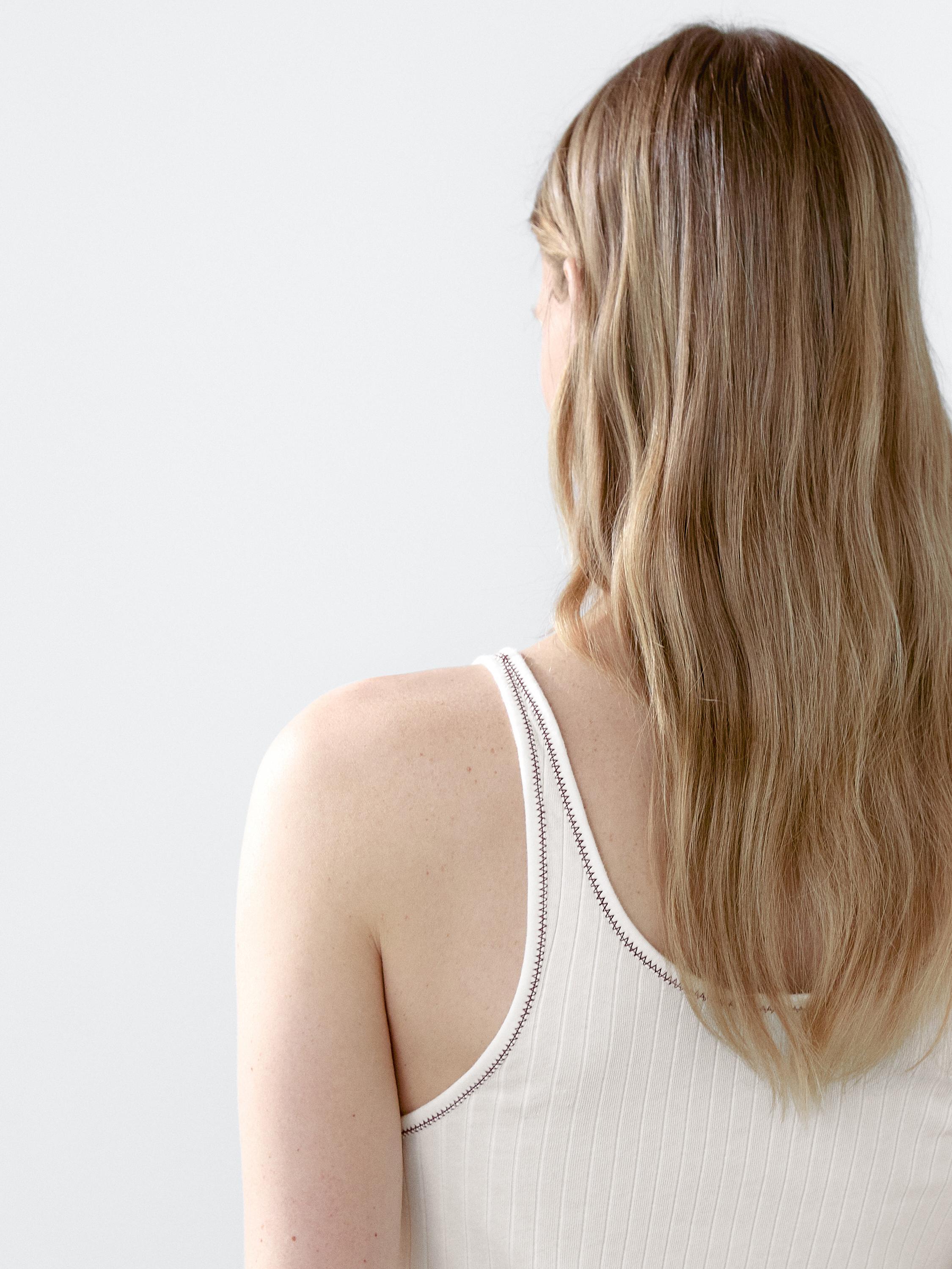 Samarreta punt sense mànigues 100% cotó