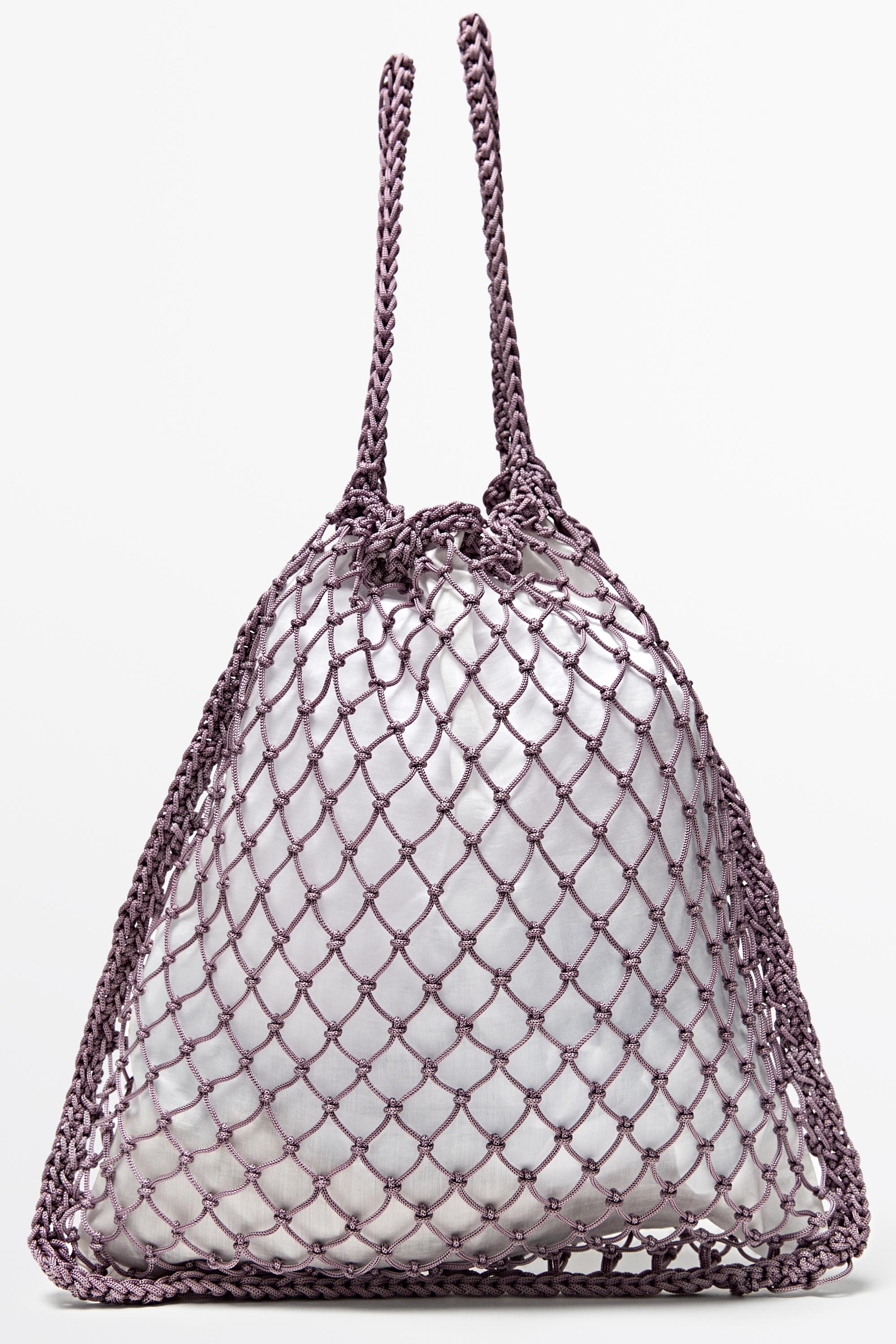 Mesh Bag - STUDIO — PLUM