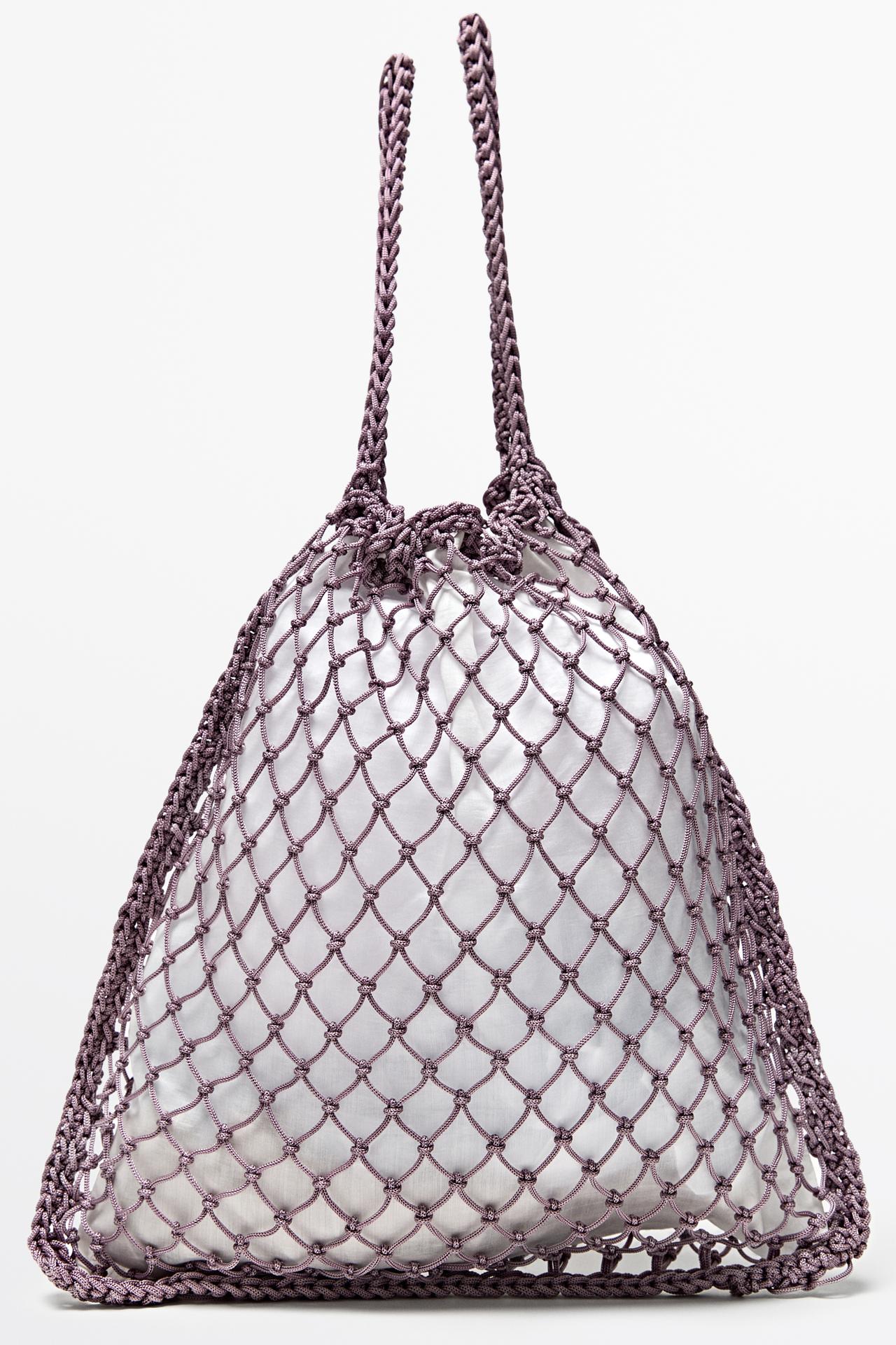 Mesh Bag - STUDIO — PLUM