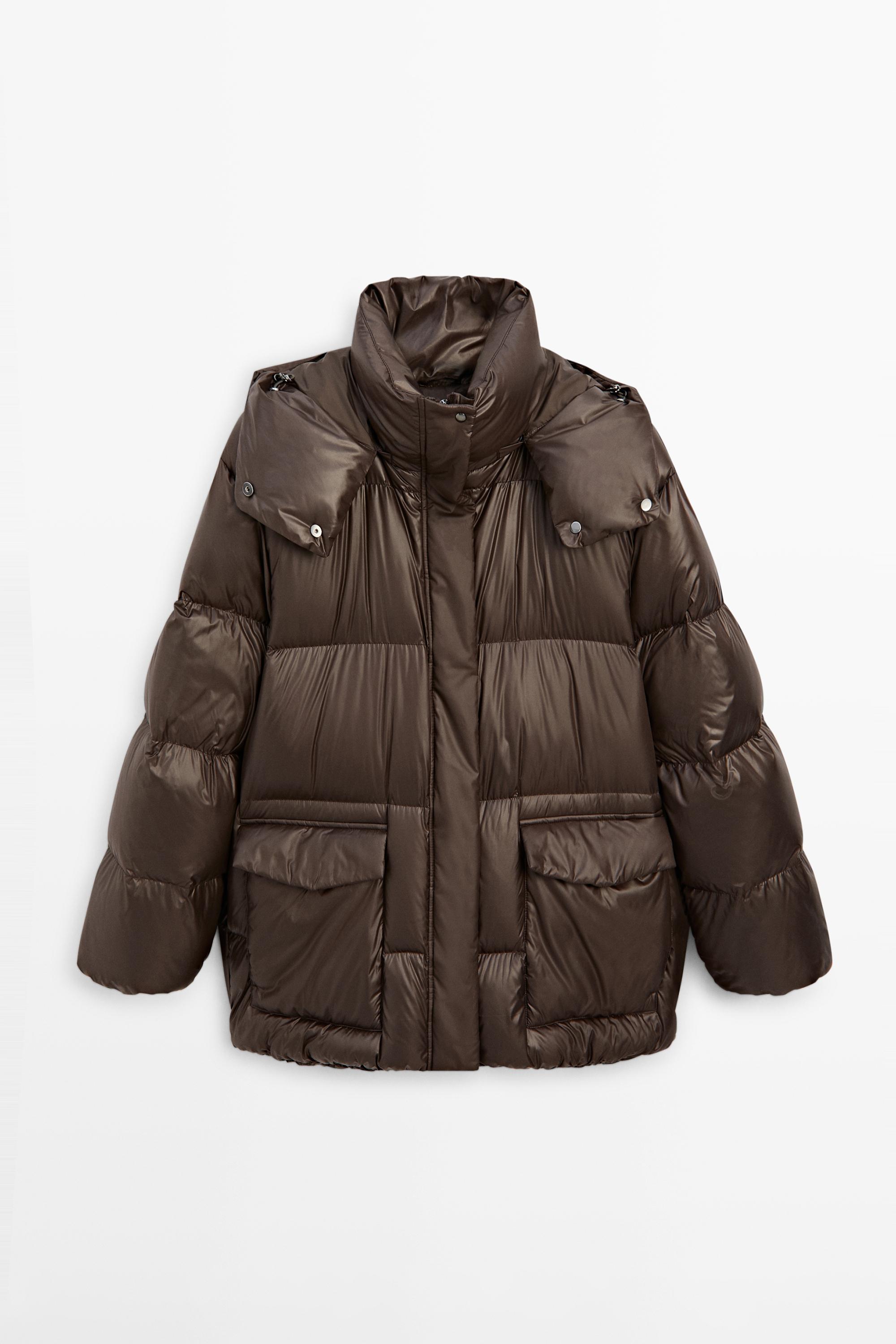 Shiny puffer jacket