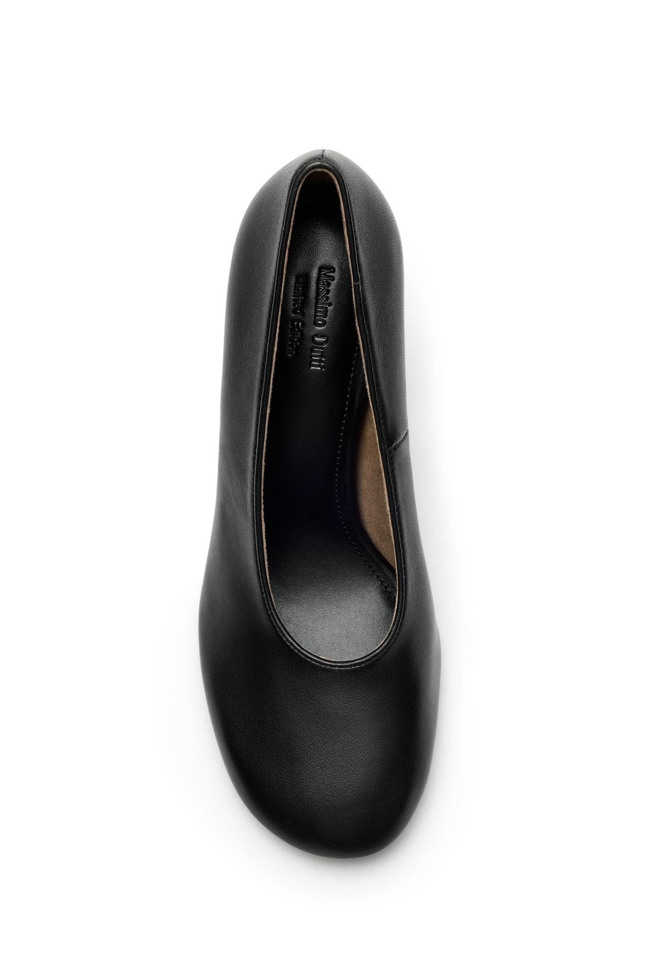 Leather heel shoe - LIMITED EDITION — BLACK