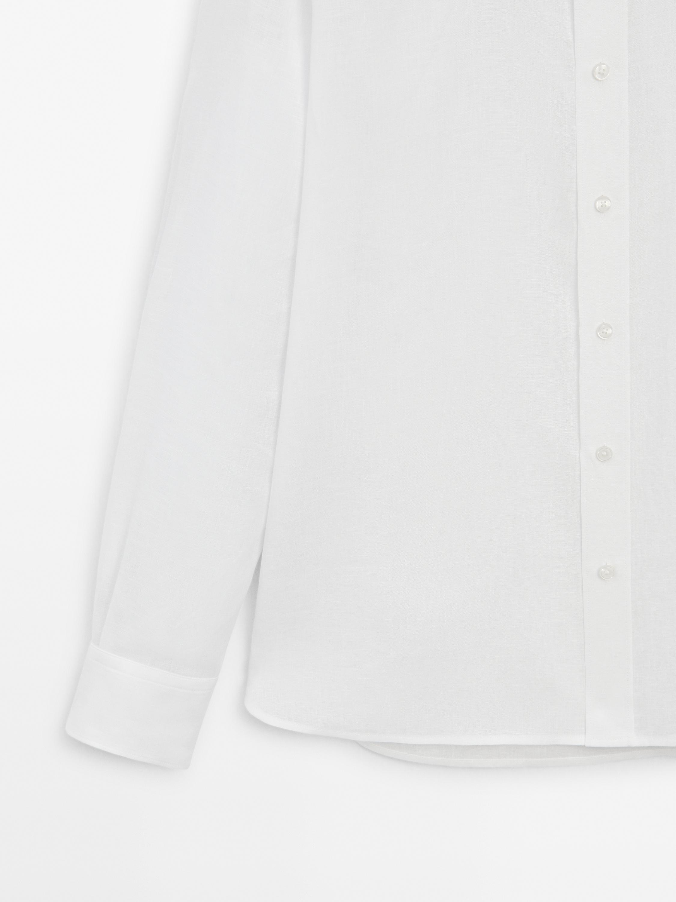 Flowing 100% linen shirt