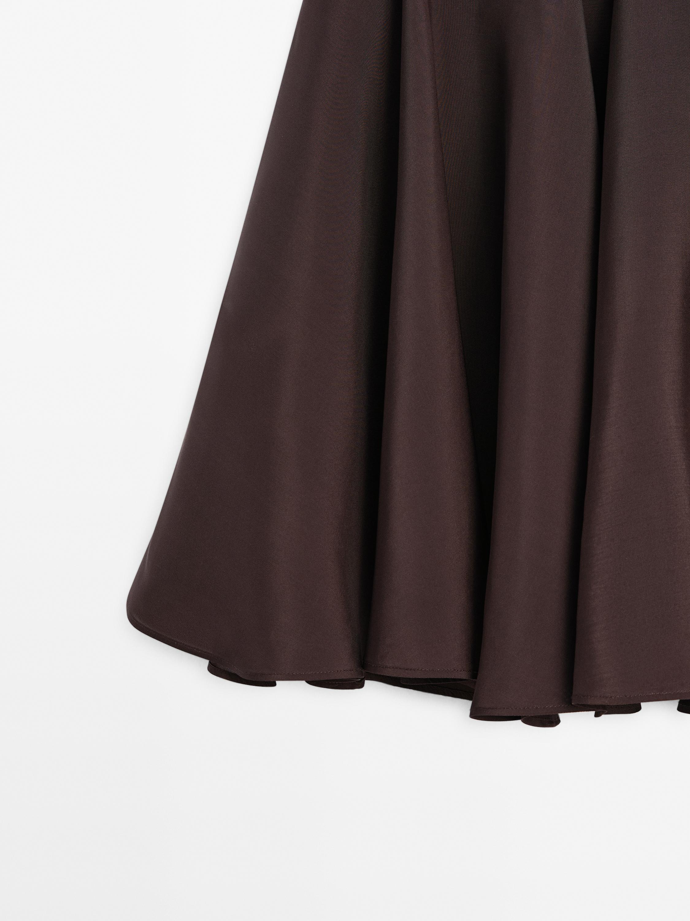 Flowing short skirt with flounce - Limited Edition