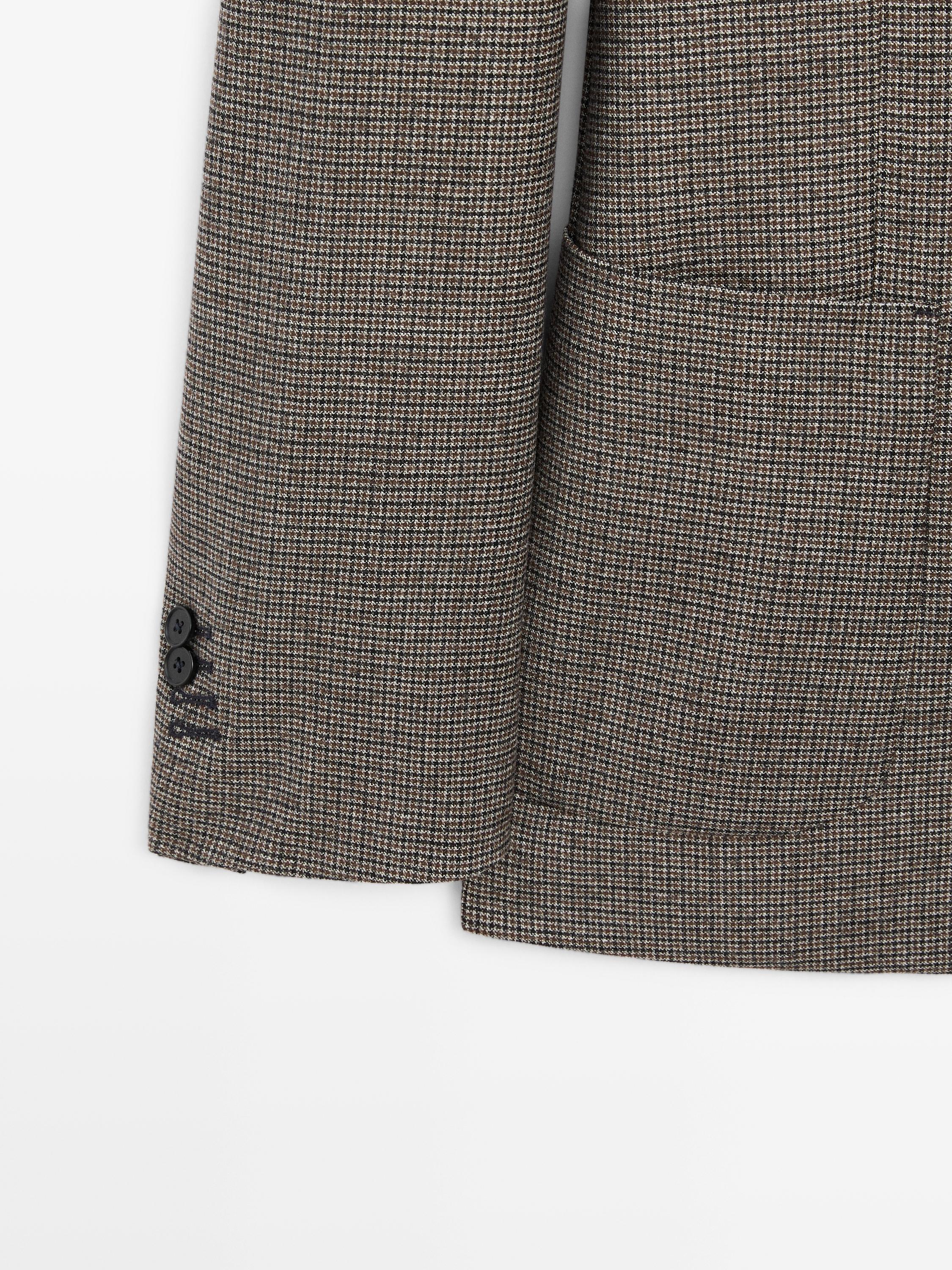 Blazer pied-de-poule