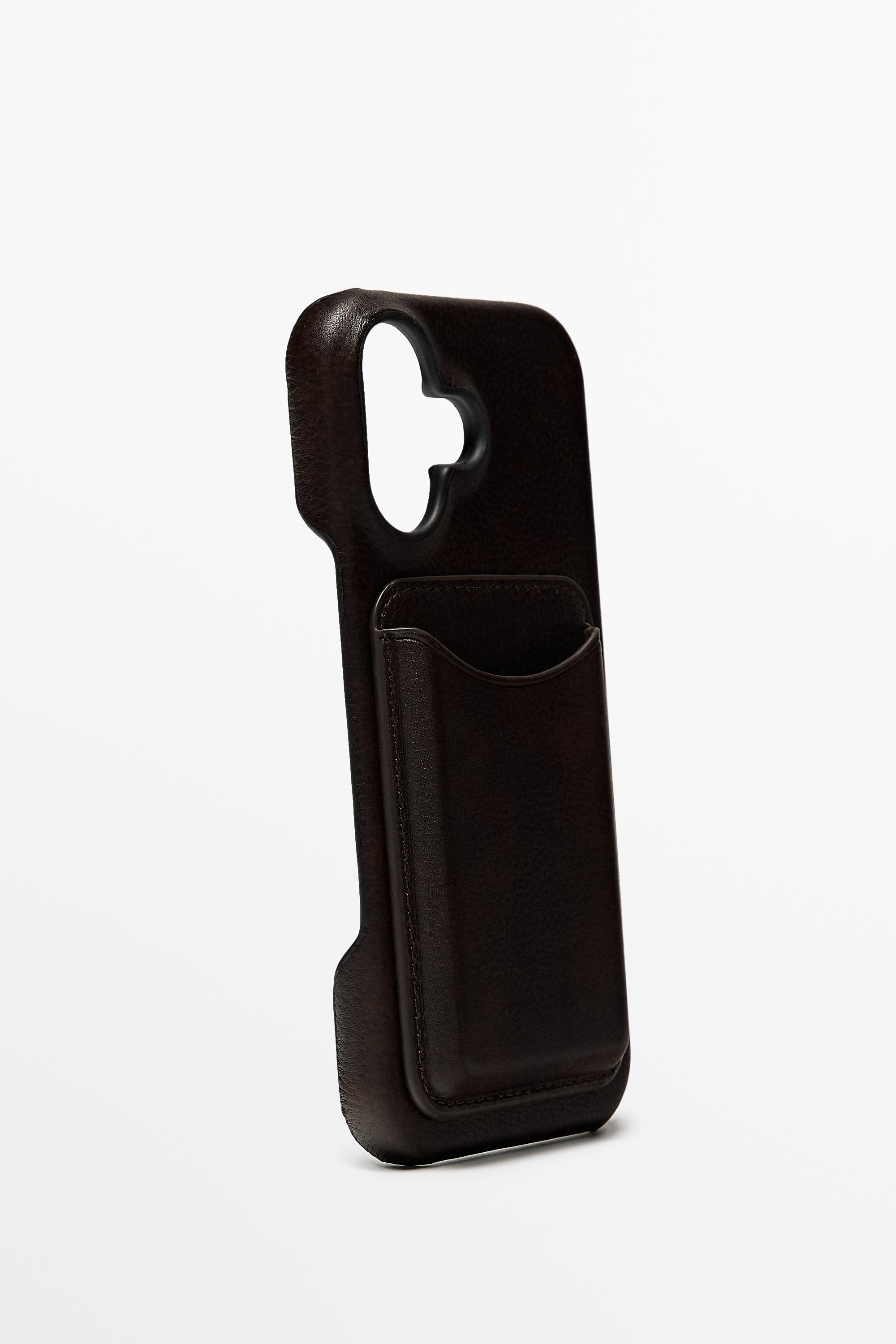Nappa leather iPhone 17 case