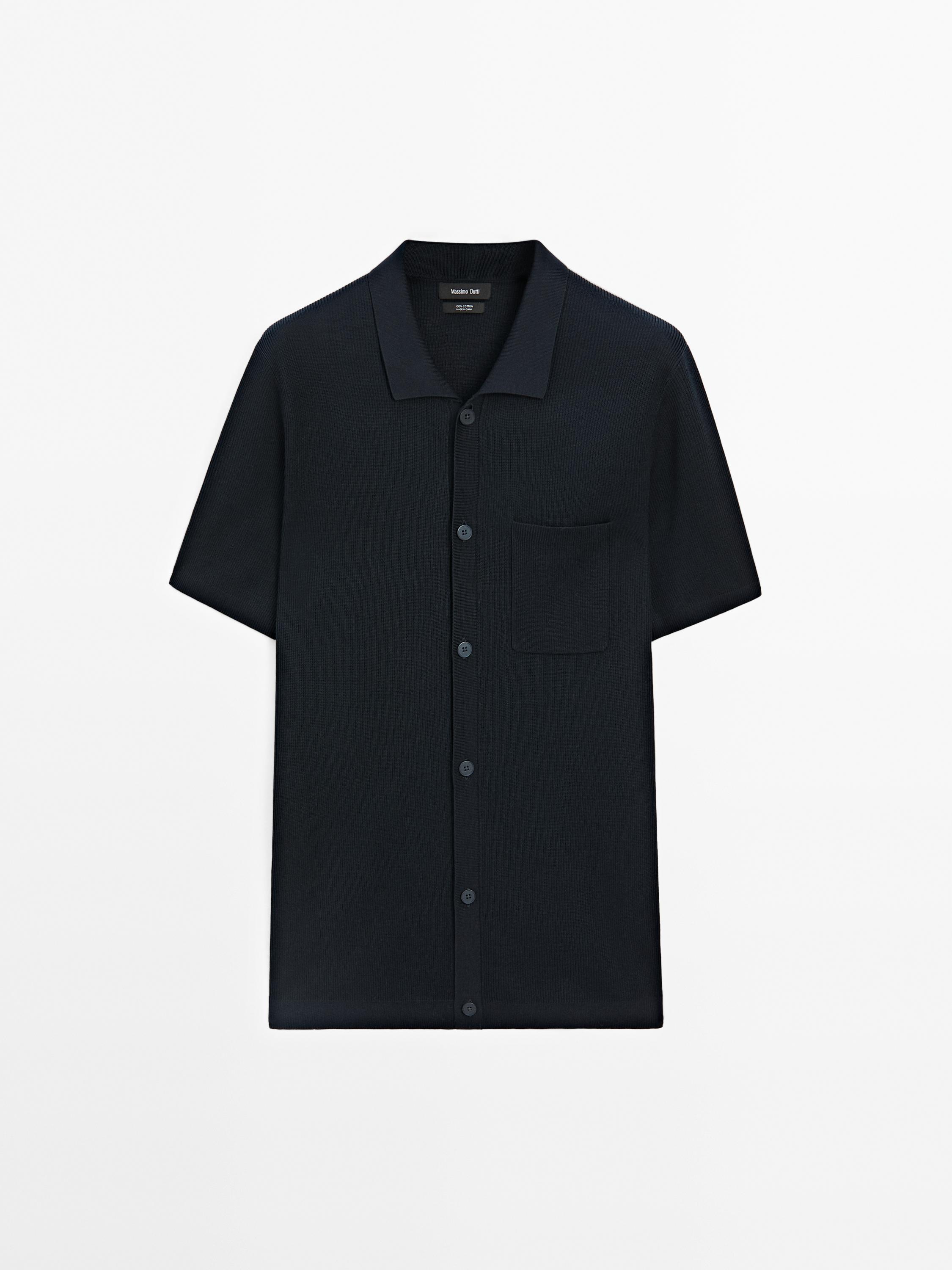 100% mercerised cotton overshirt