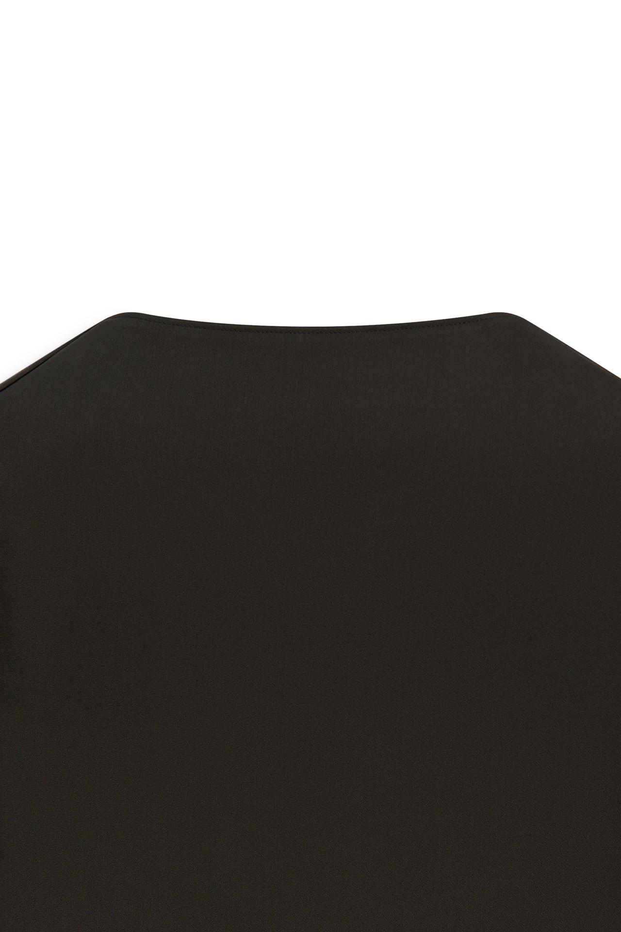 Asymmetric sleeve midi dress - LIMITED EDITION — ANTHRACITE GREY