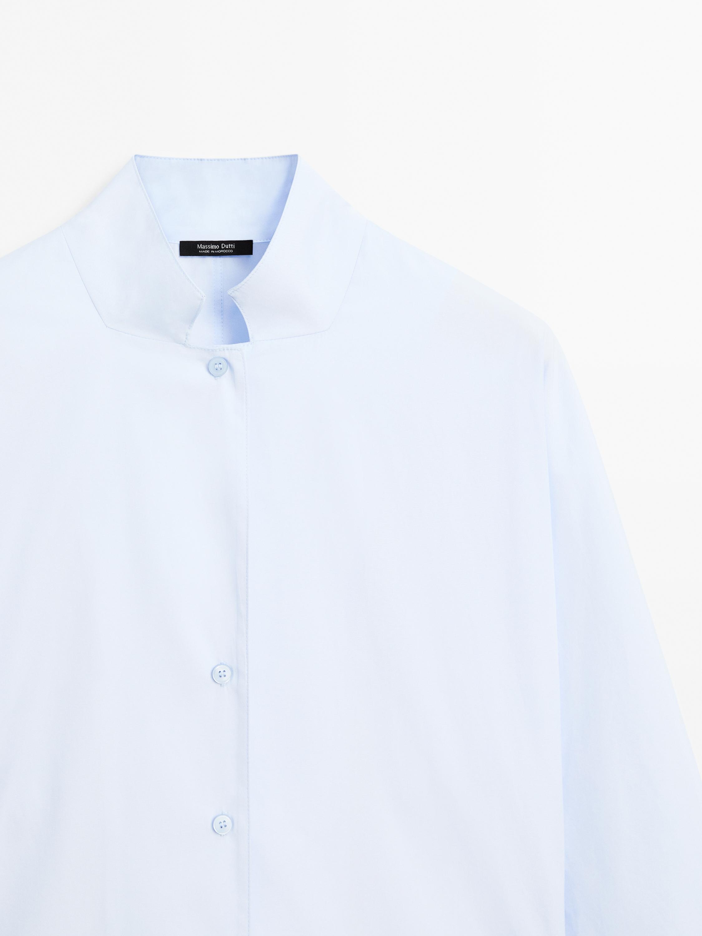 100% cotton poplin shirt