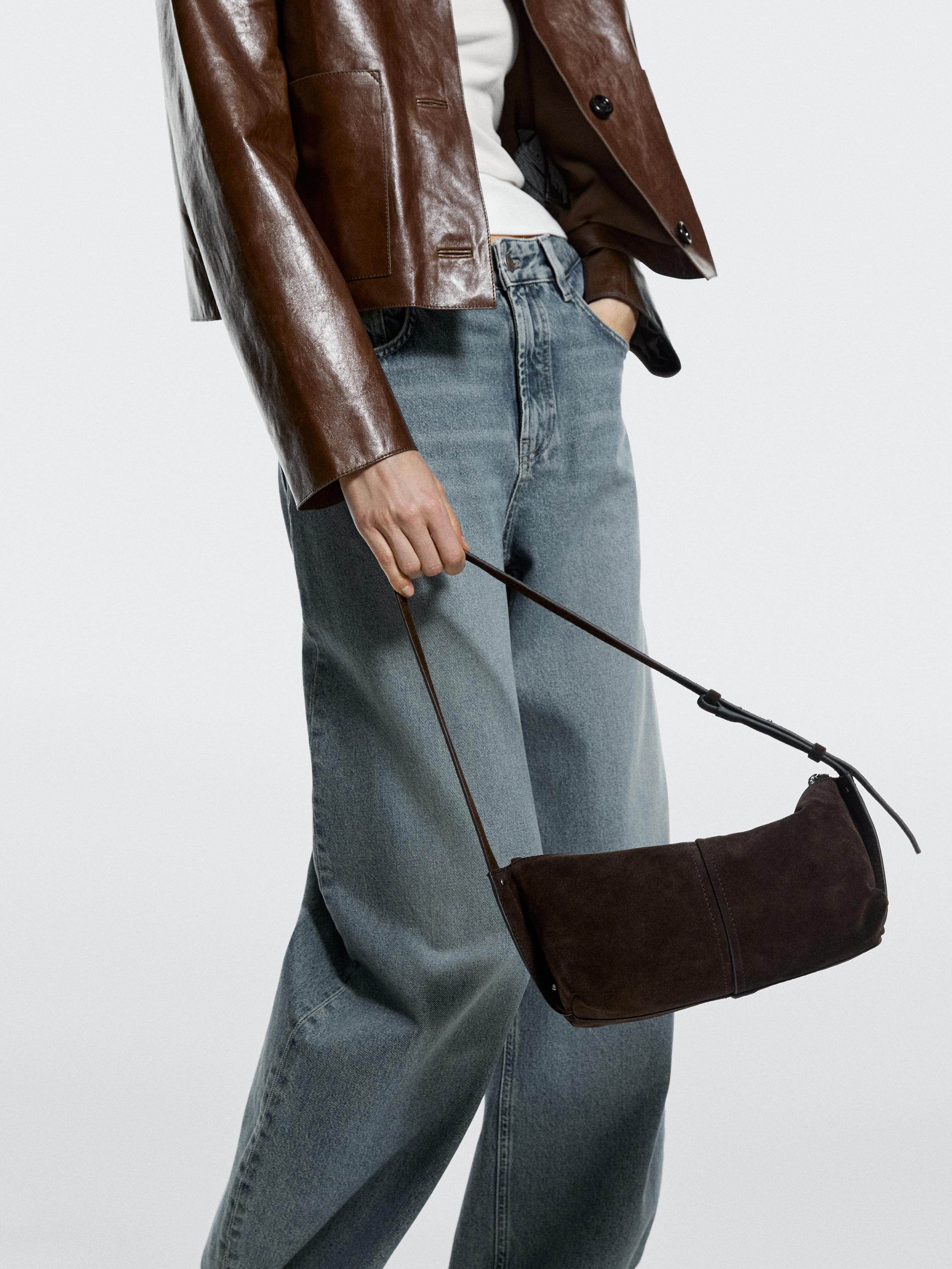 High-waist barrel fit jeans — Light Blue