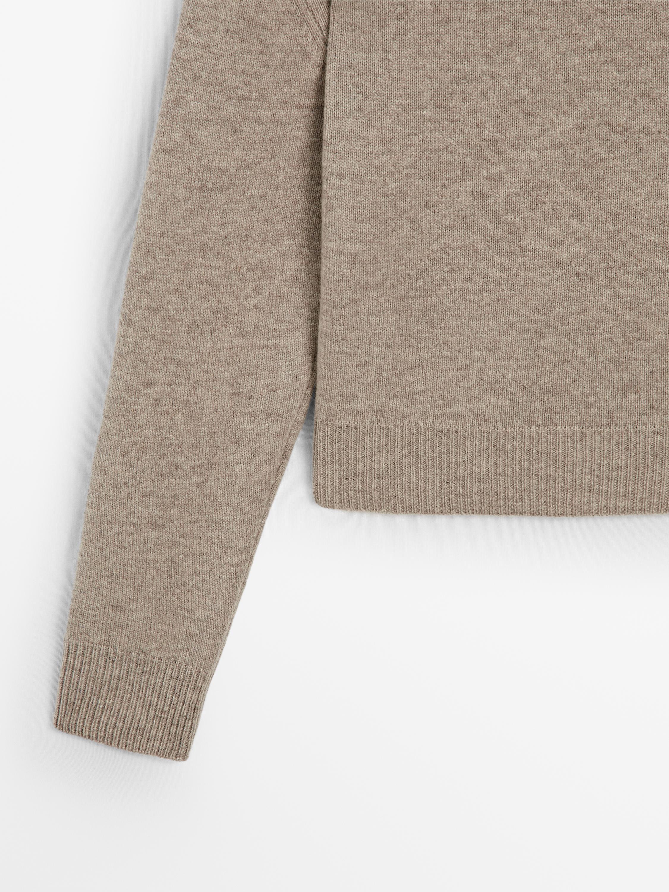 100% wool knit sweater