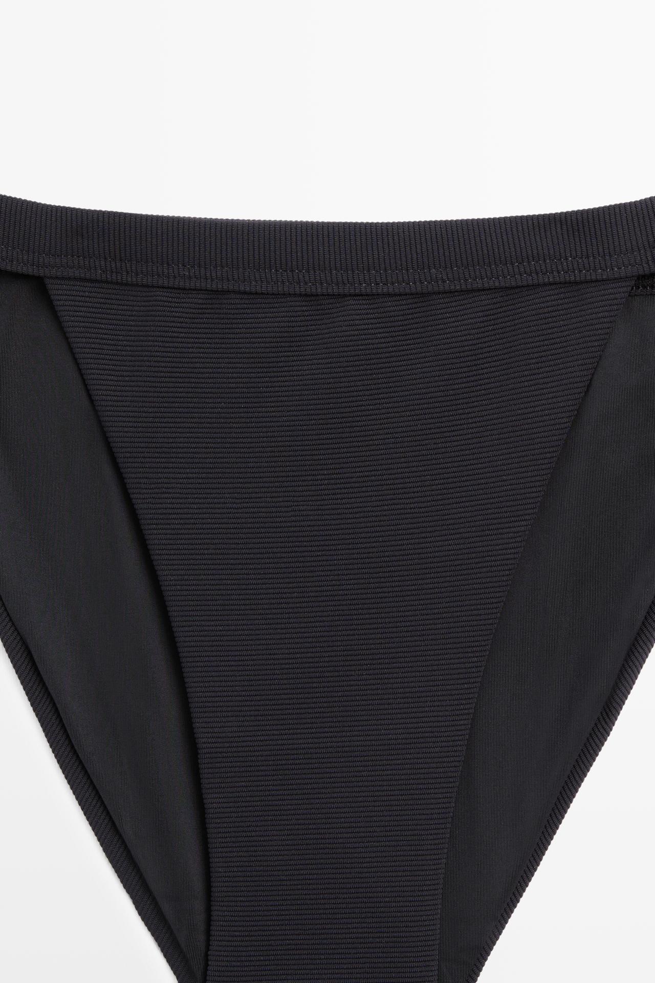 Triangle bikini bottoms — BLACK