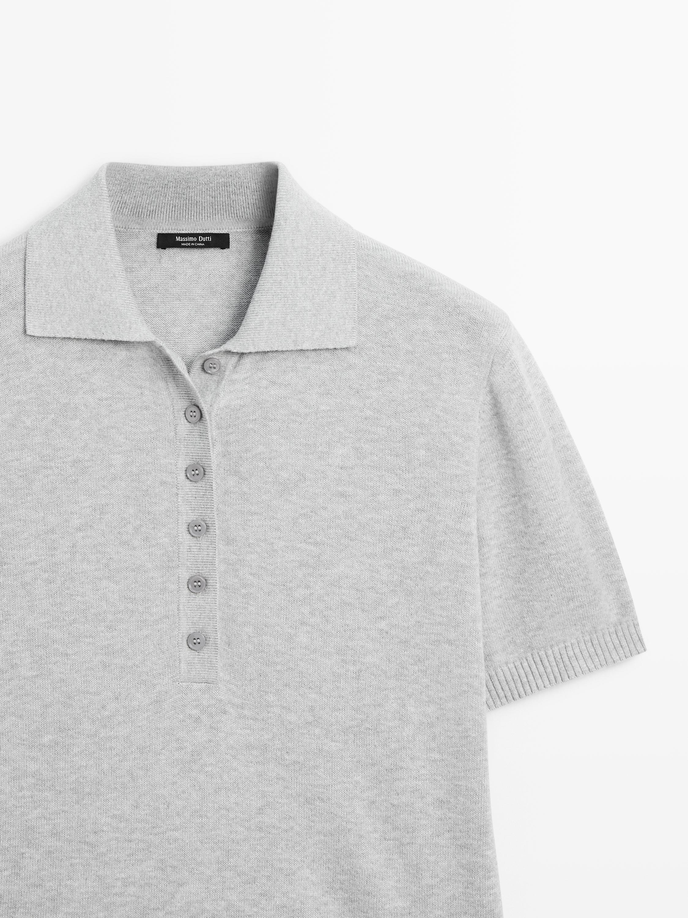 Jersey polo punto algodón