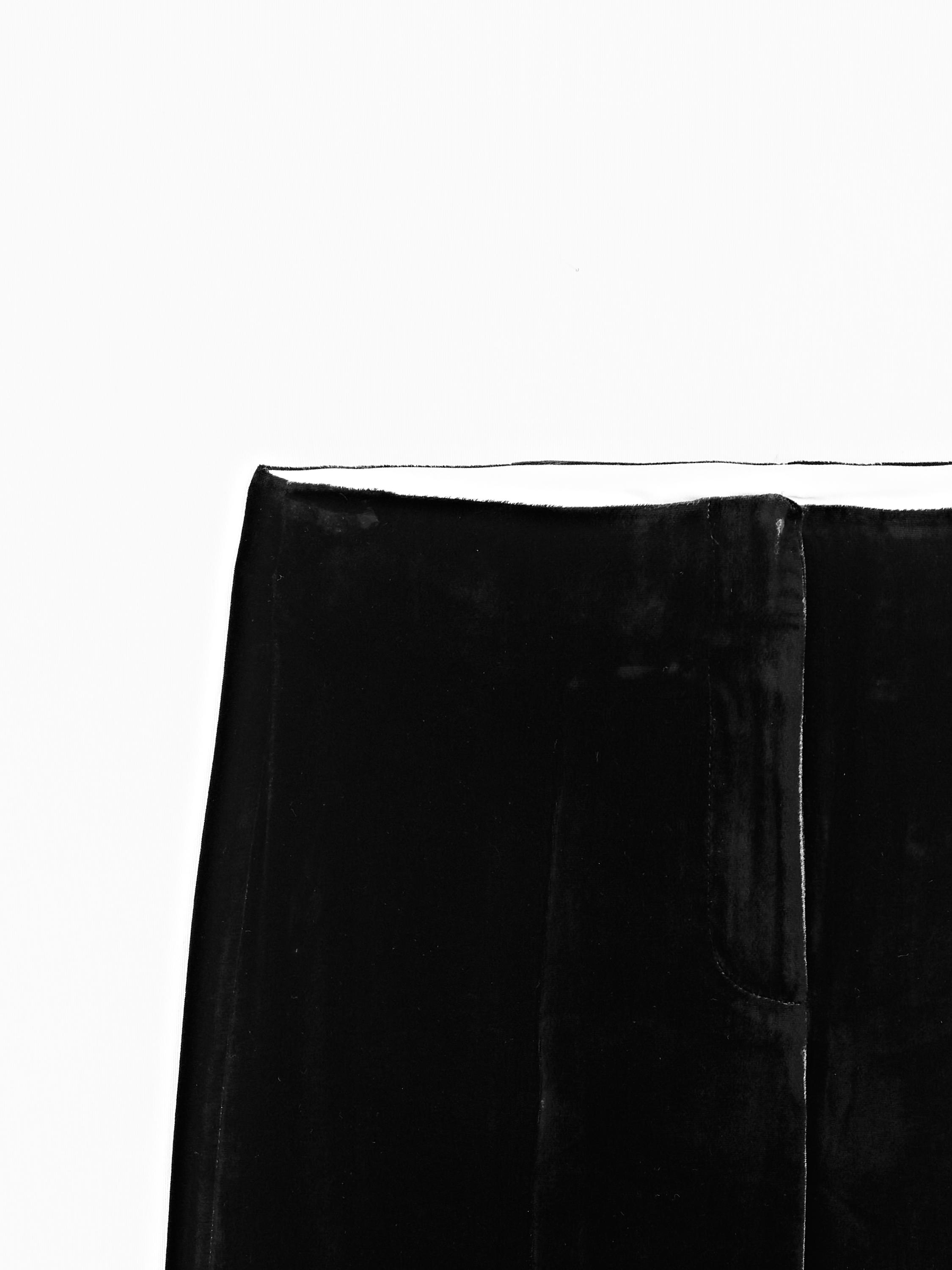 Широкие брюки из бархата