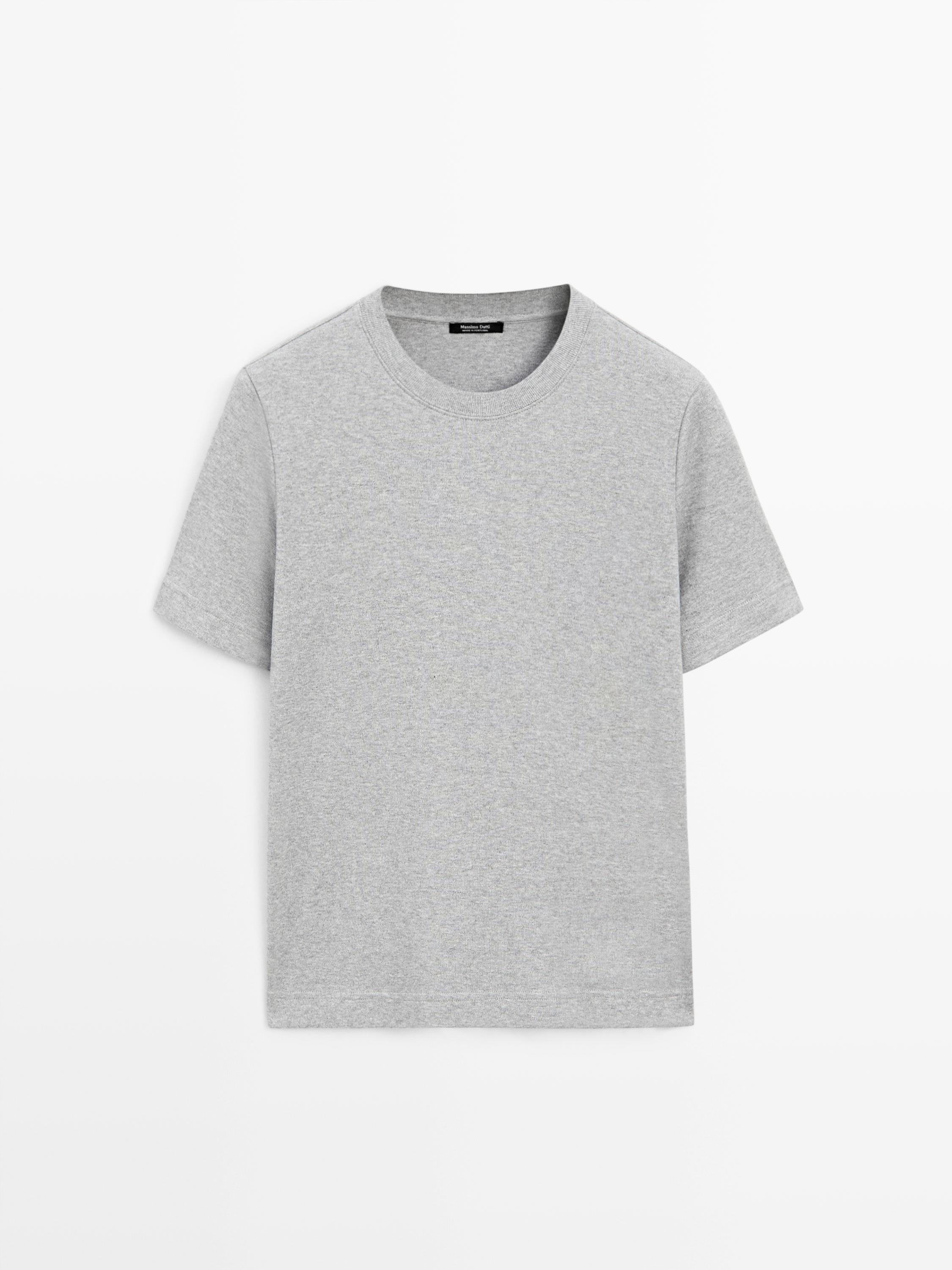 Short sleeve interlock T-shirt — Medium Grey