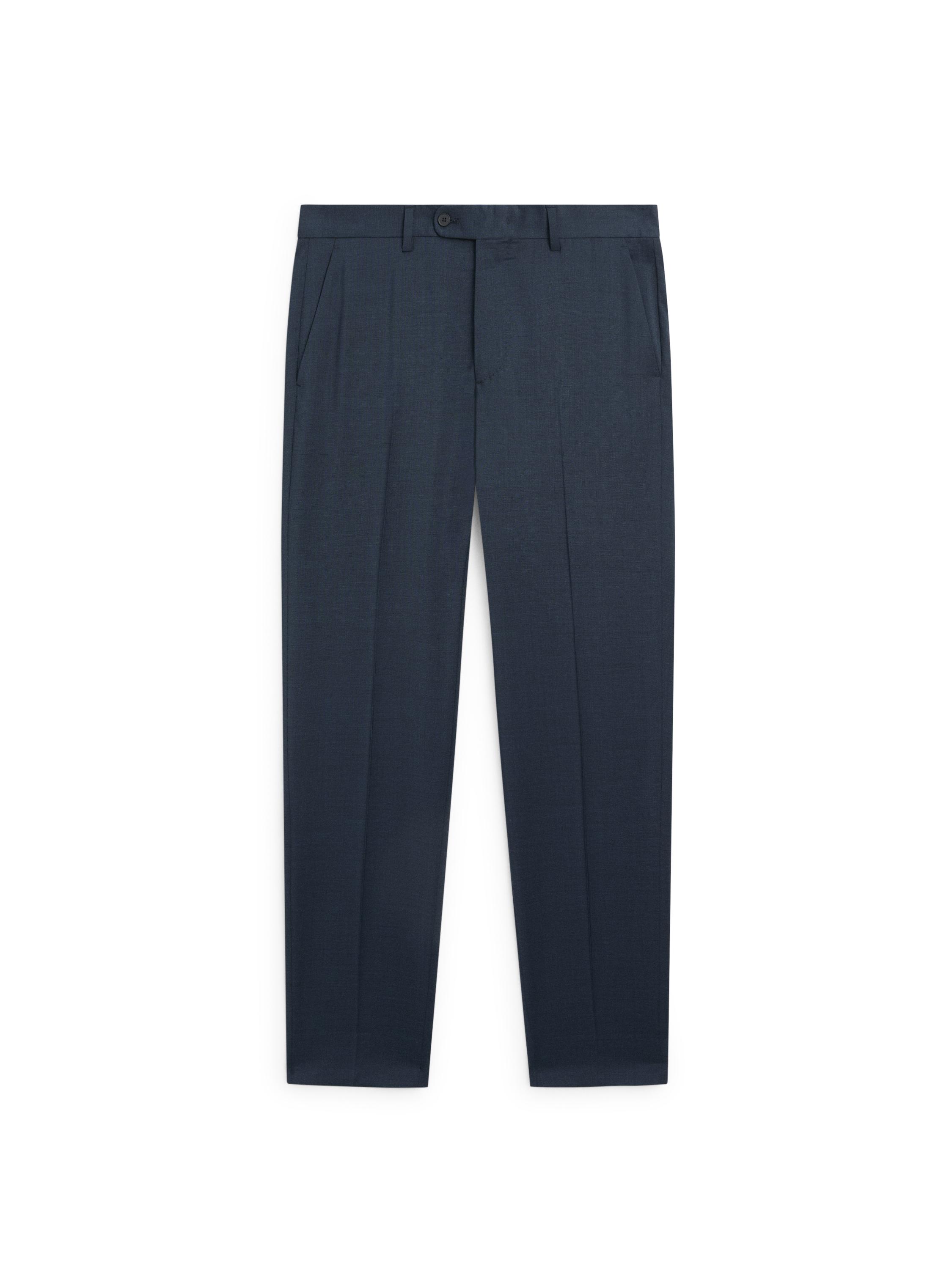 Cold wool suit trousers — BLUE