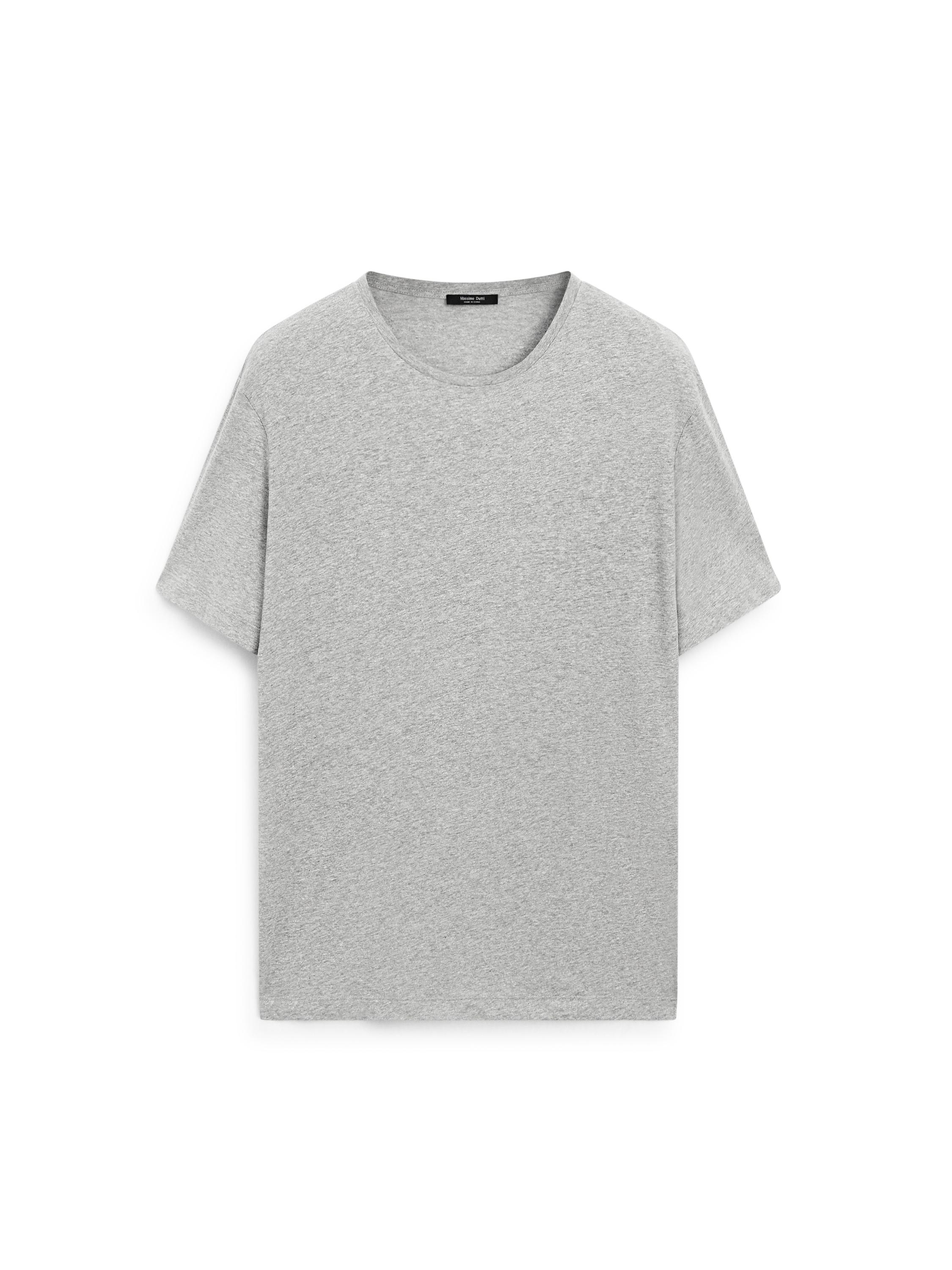 ★ Massimo Dutti★ Melange Cotton Linen T-Shirt 00508155812 00508155812-t.jpg?ts=1749811439598