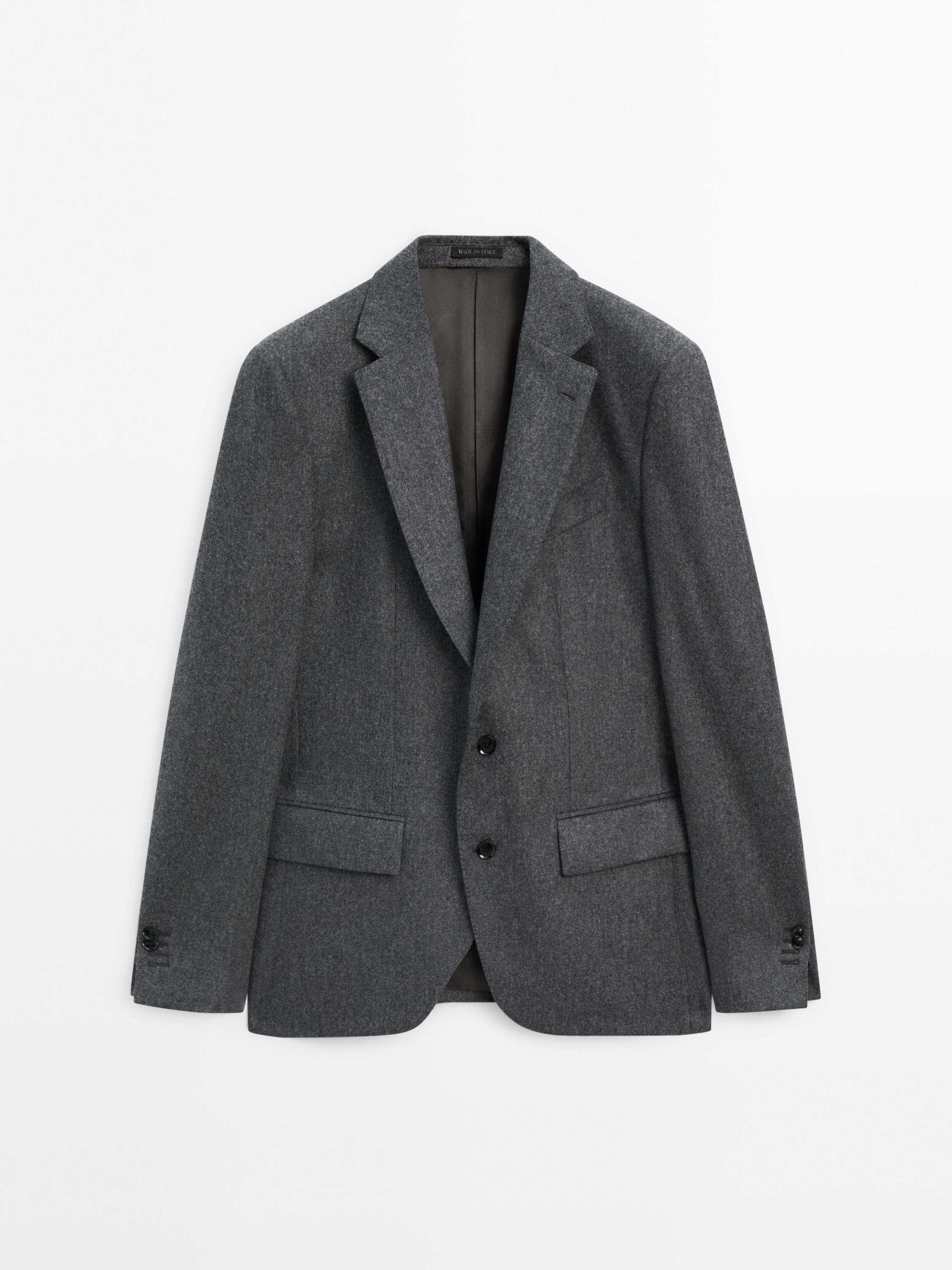 100% wool suit blazer