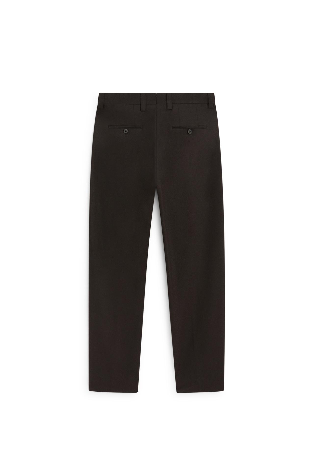 Wool blend darted suit pants - LIMITED EDITION — BROWN