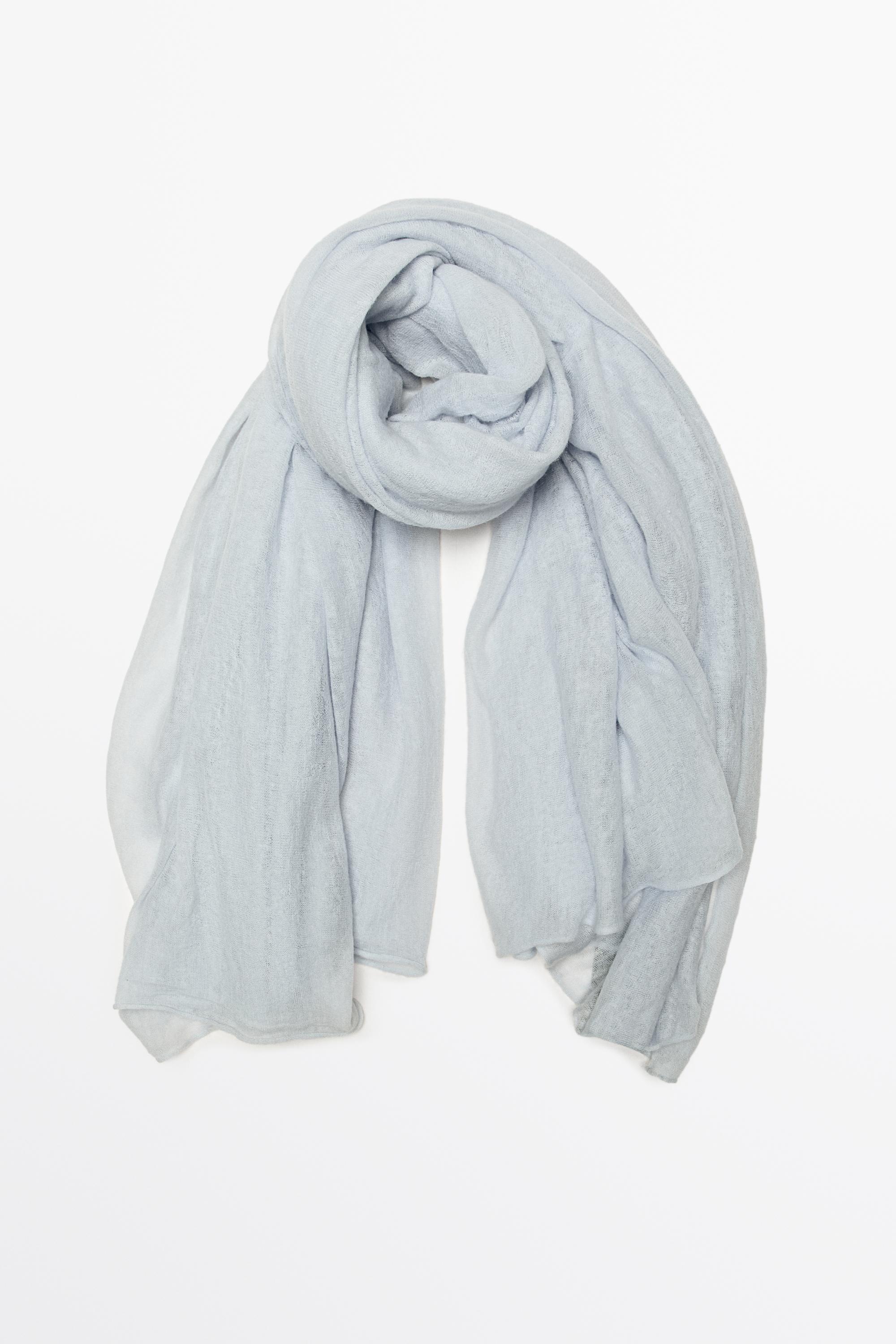 100% Cashmere scarf — SKY BLUE