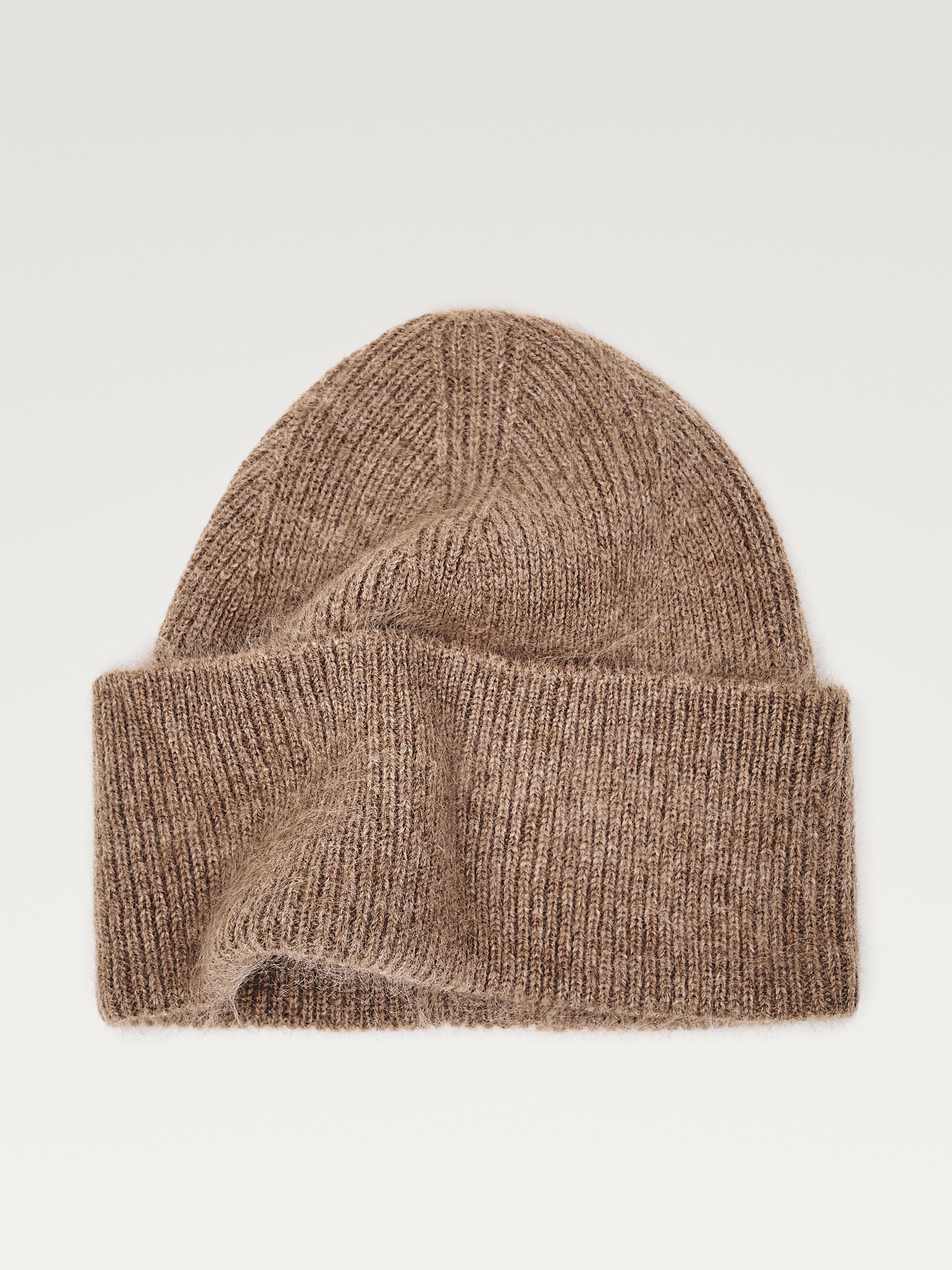 100% cashmere knit beanie