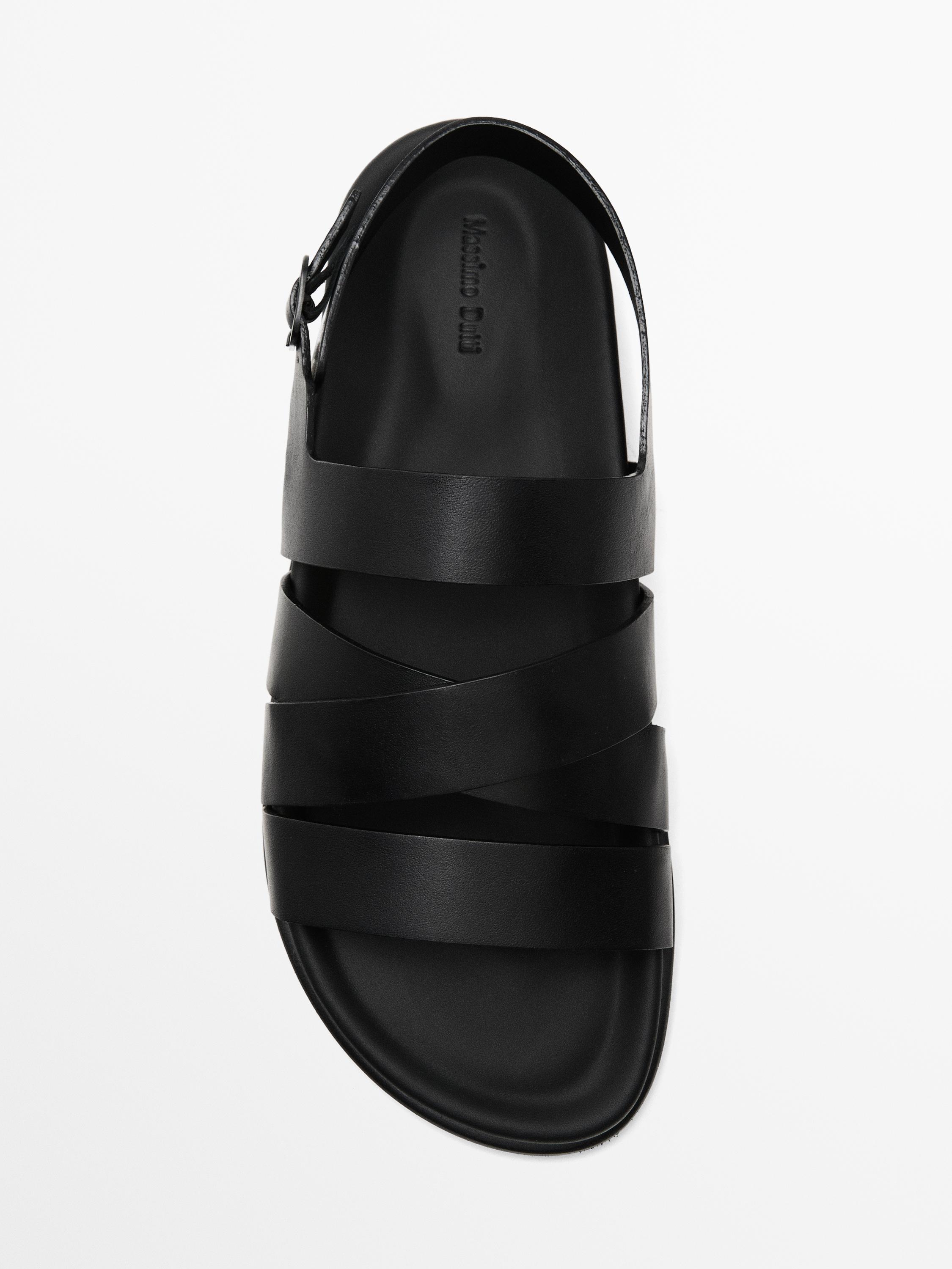 Nappa strappy sandals