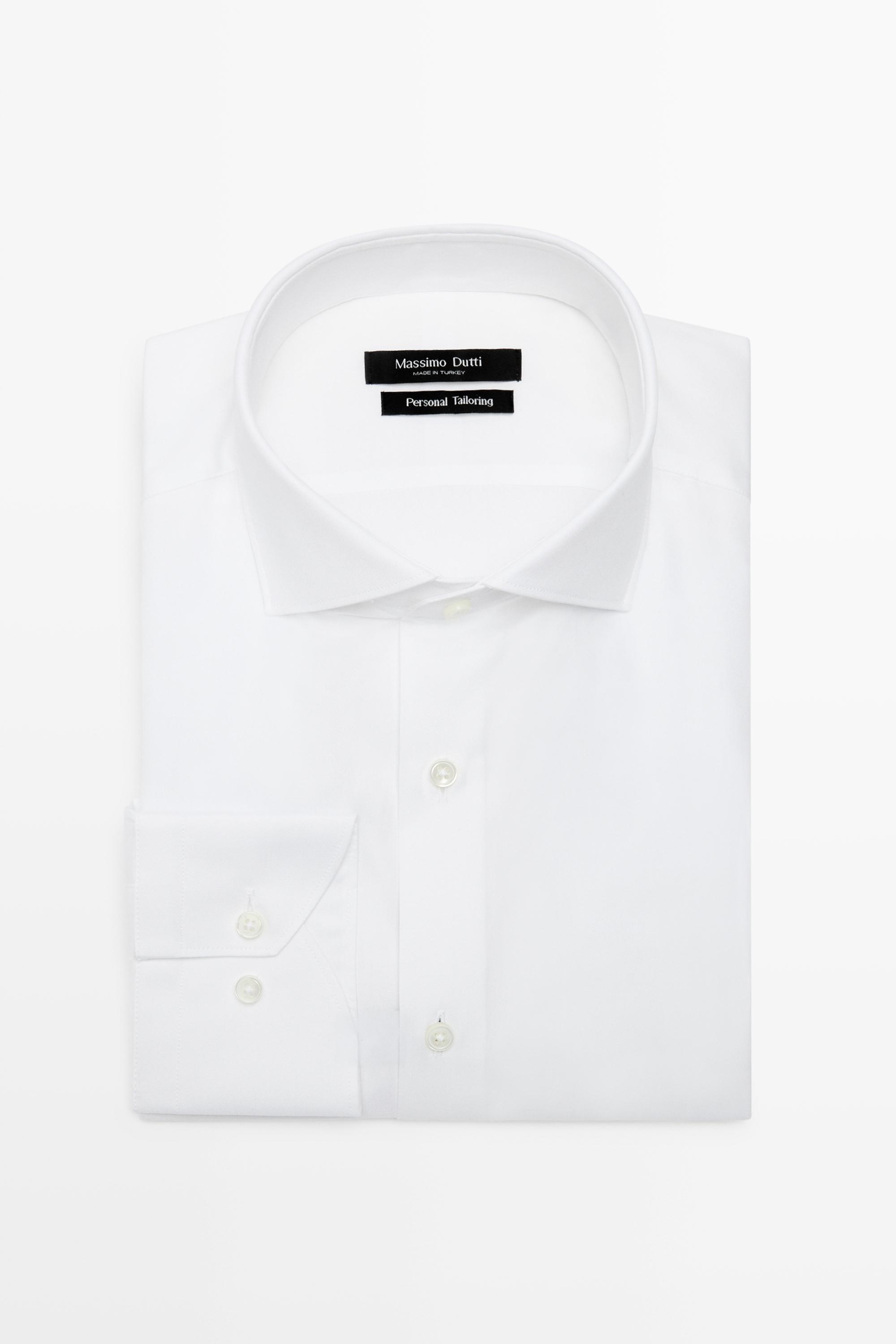 Slim fit 100% cotton shirt
