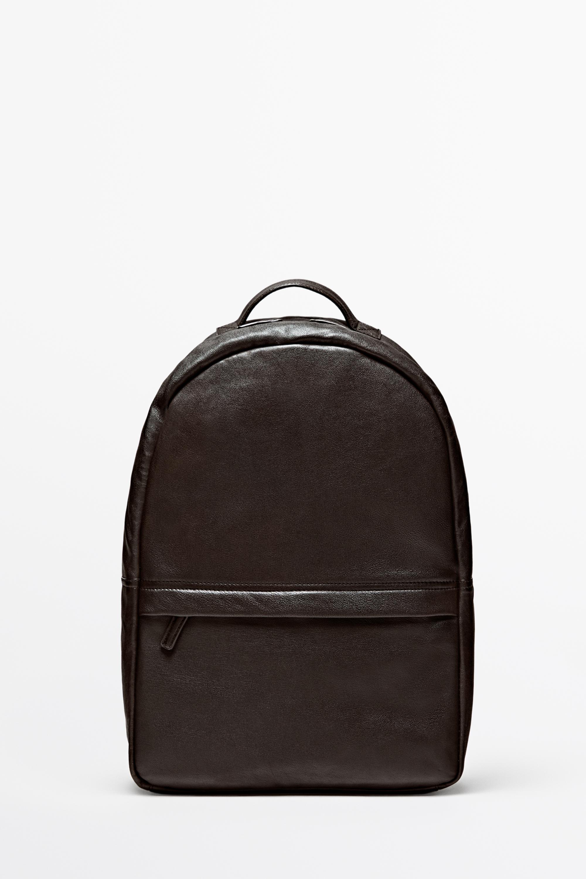 Nappa leather backpack