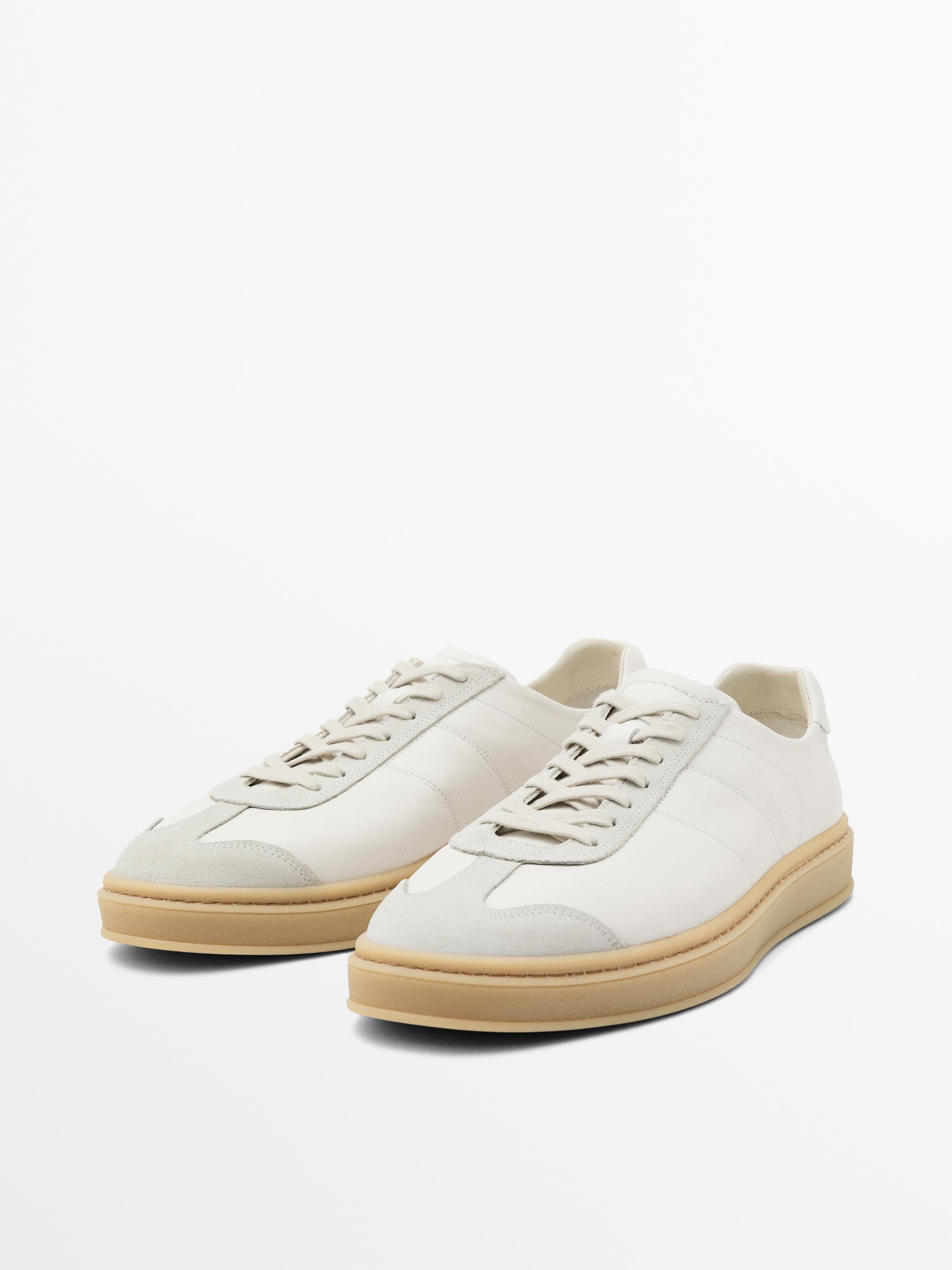 Deportivo piel combinado