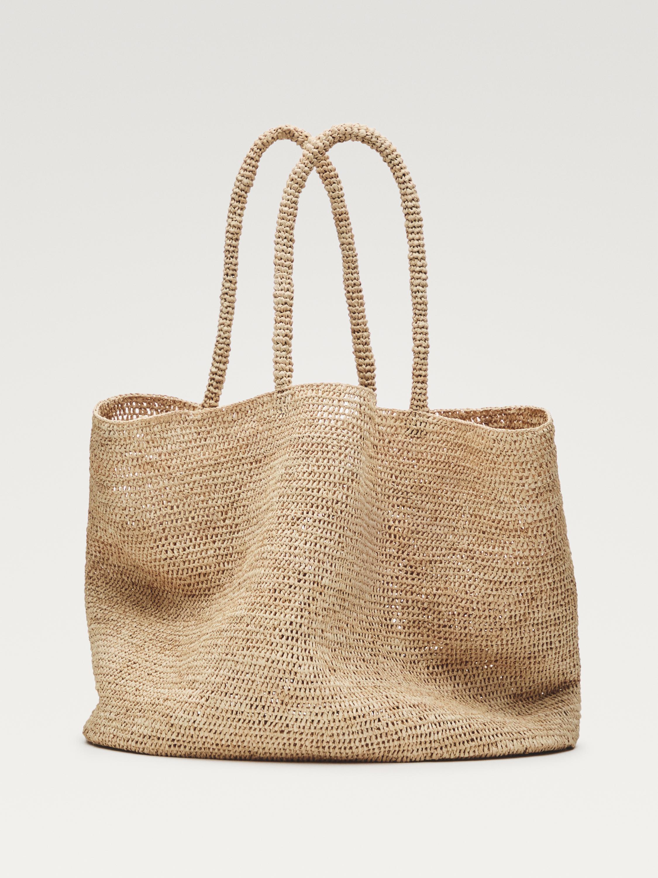 Mala maxi tote ráfia