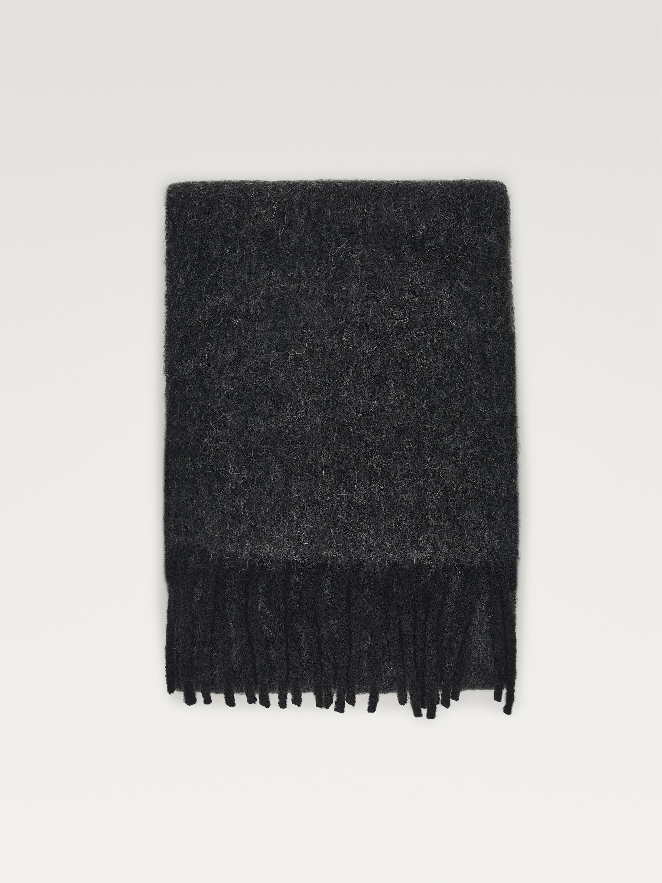 Šal od mješavine alpake i vune s resama