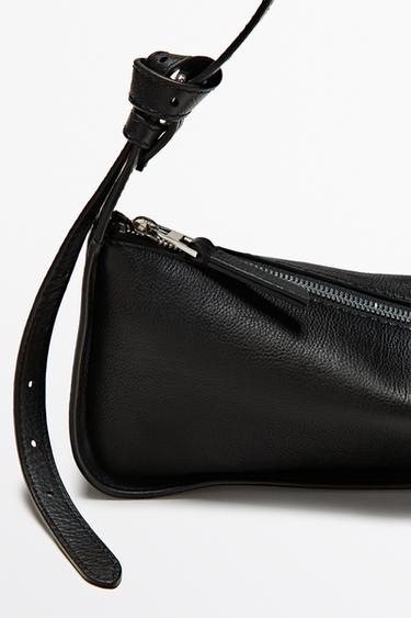 Mini leather shoulder bag — BLACK 9