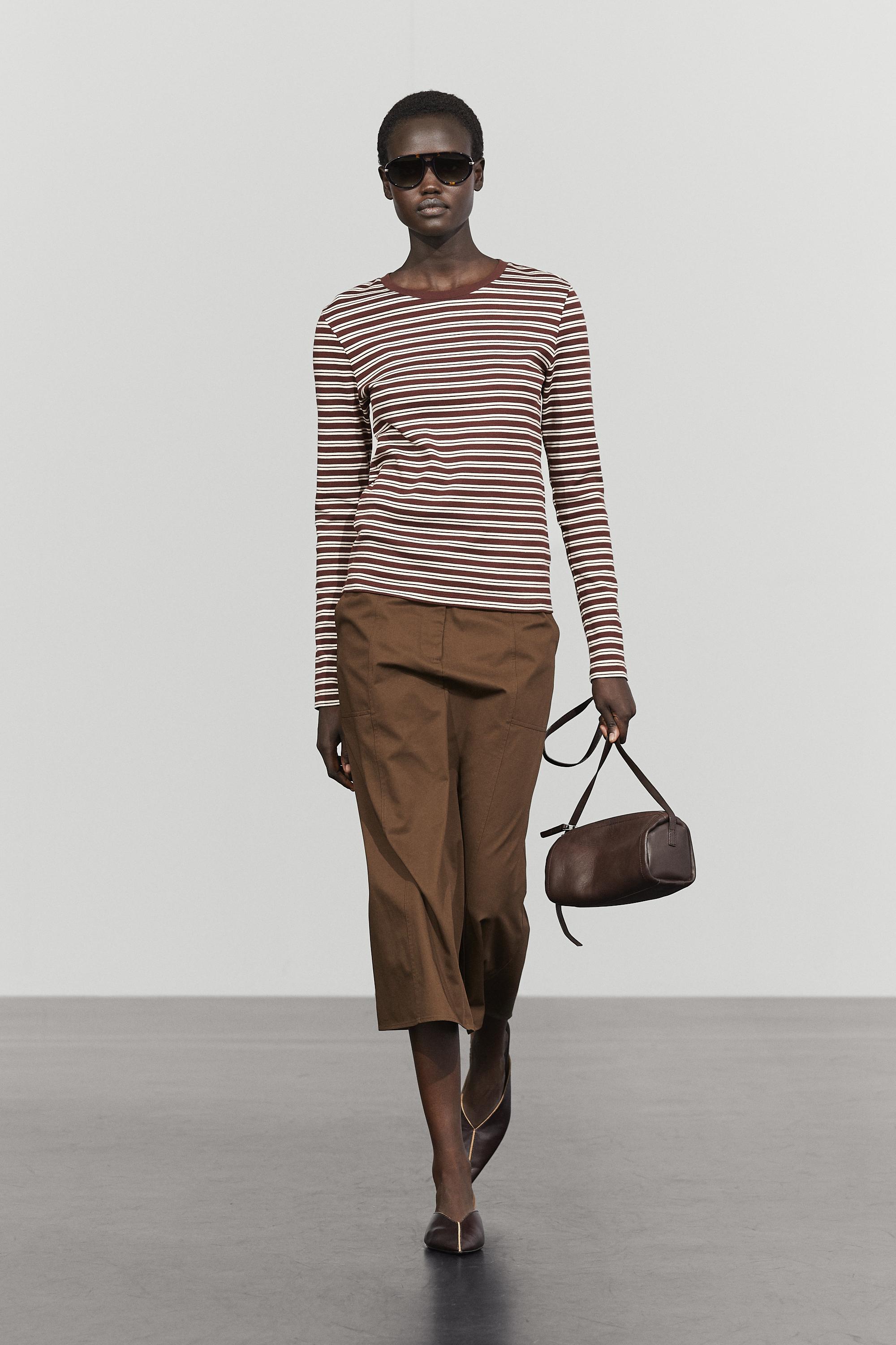 100% cotton striped T-shirt