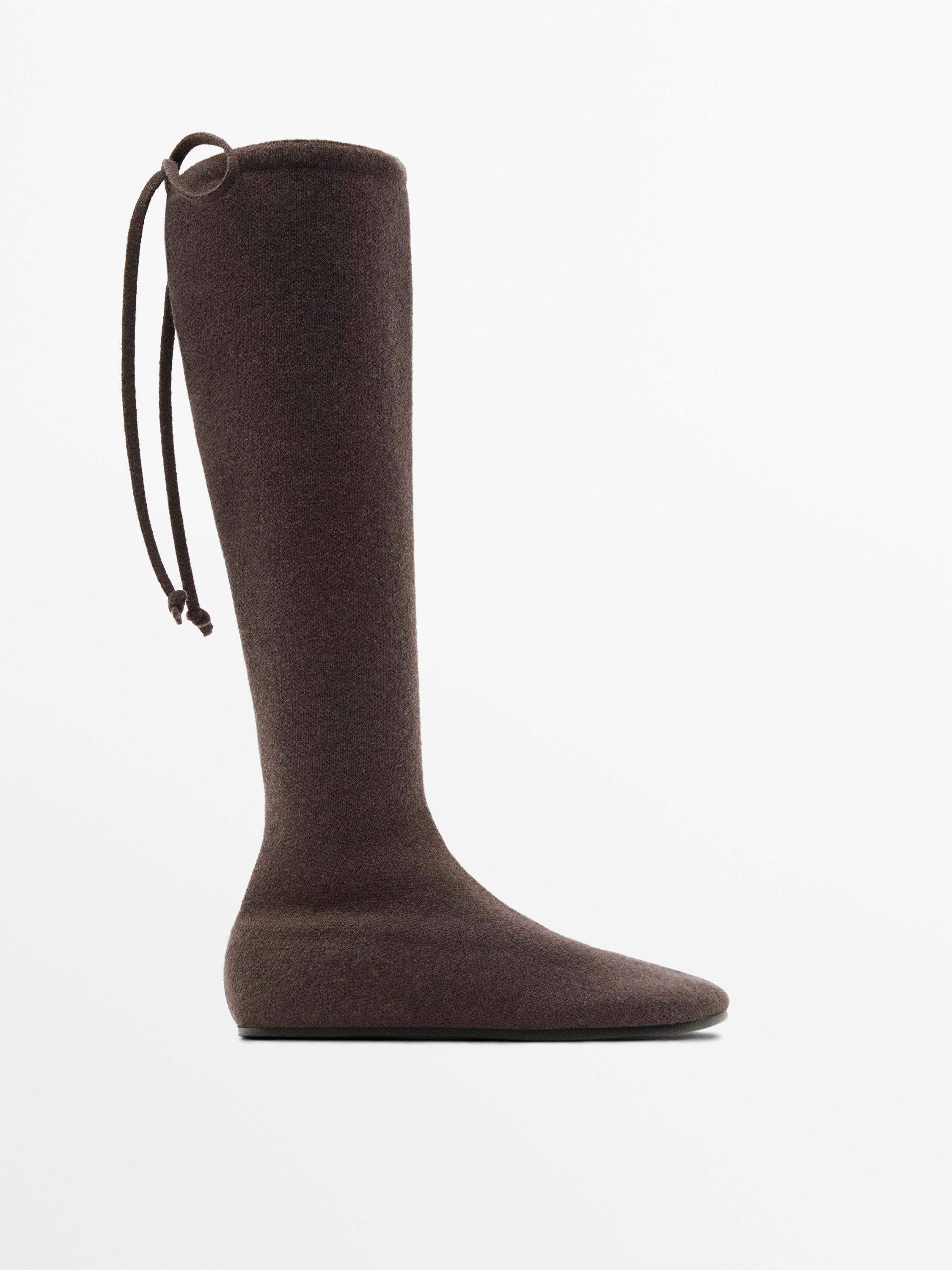 Bottes hautes cachemire