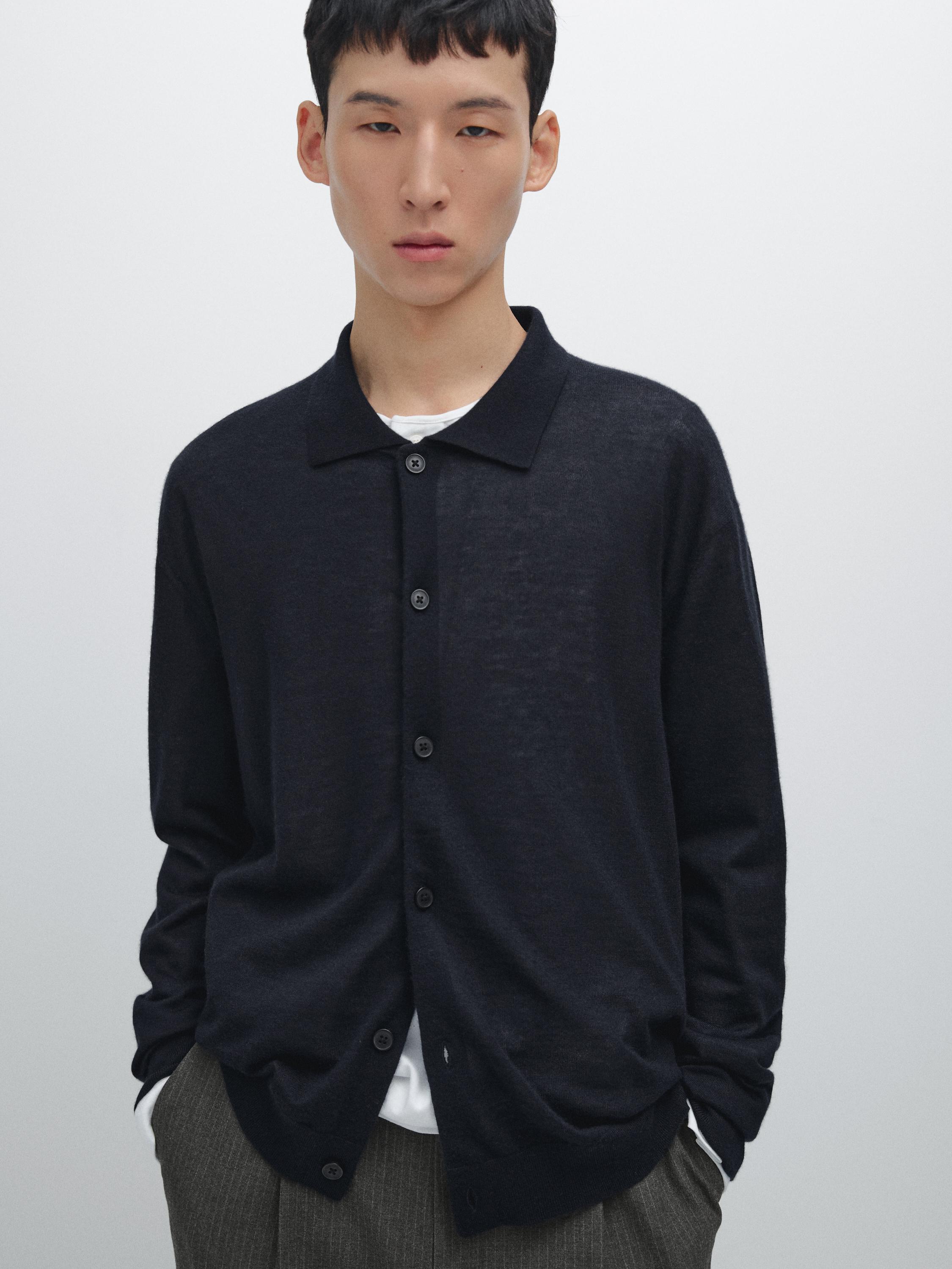 Cárdigan punto 100% cashmere