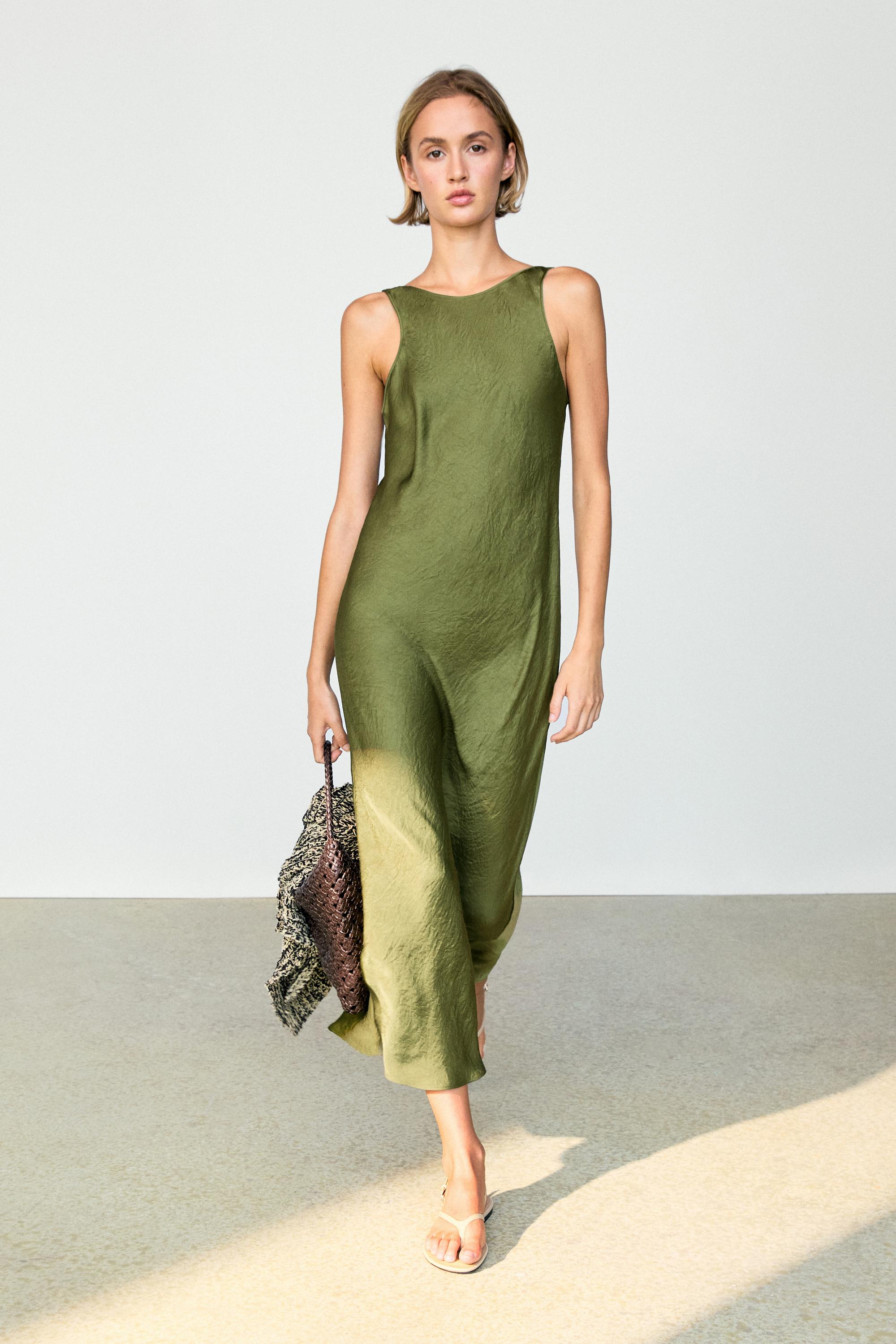 Flowing midi dress