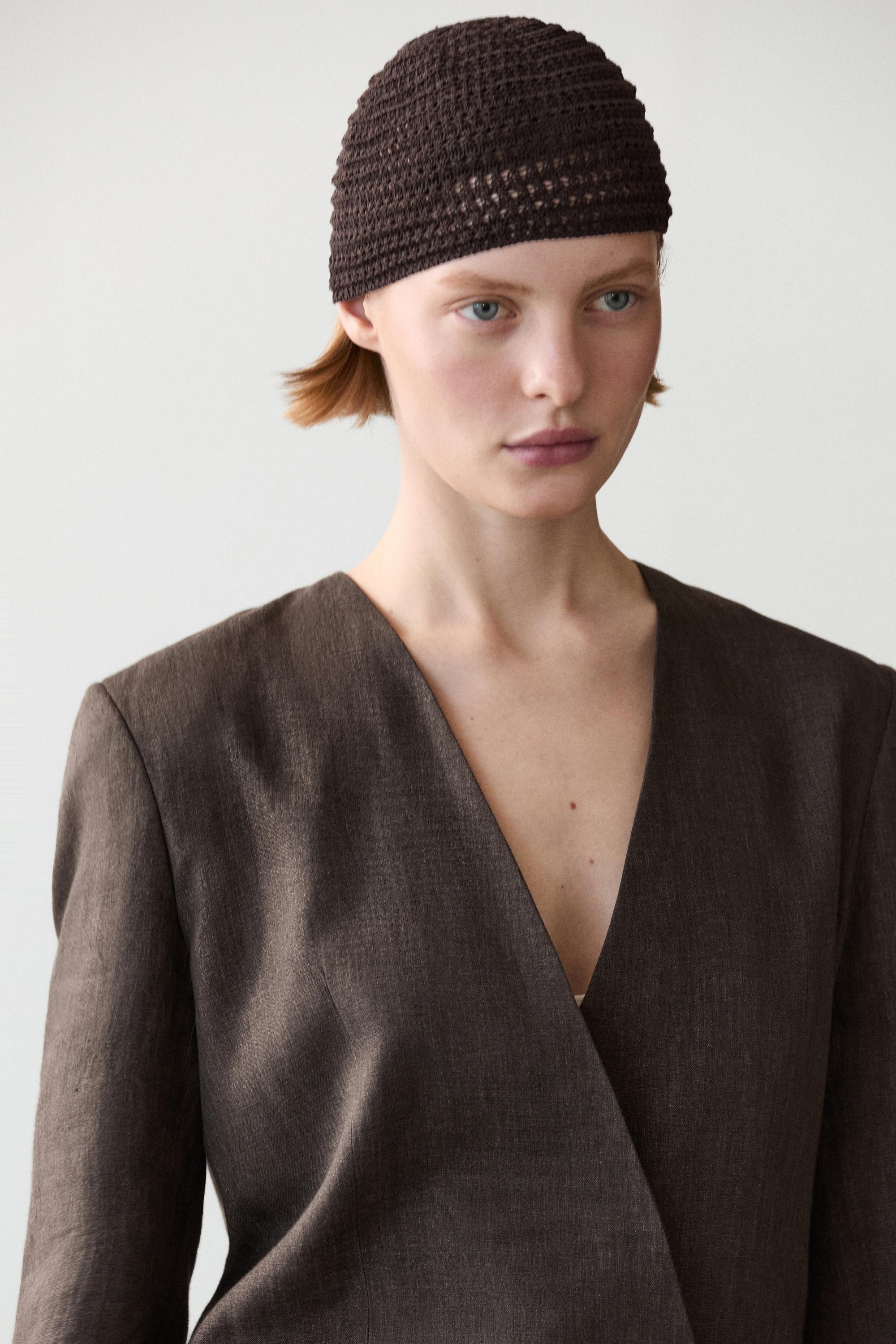 Gorro crochet mezcla algodón