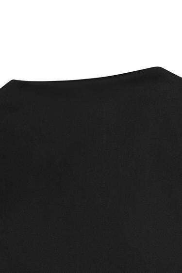 Satin top with back detail - LIMITED EDITION — BLACK 9