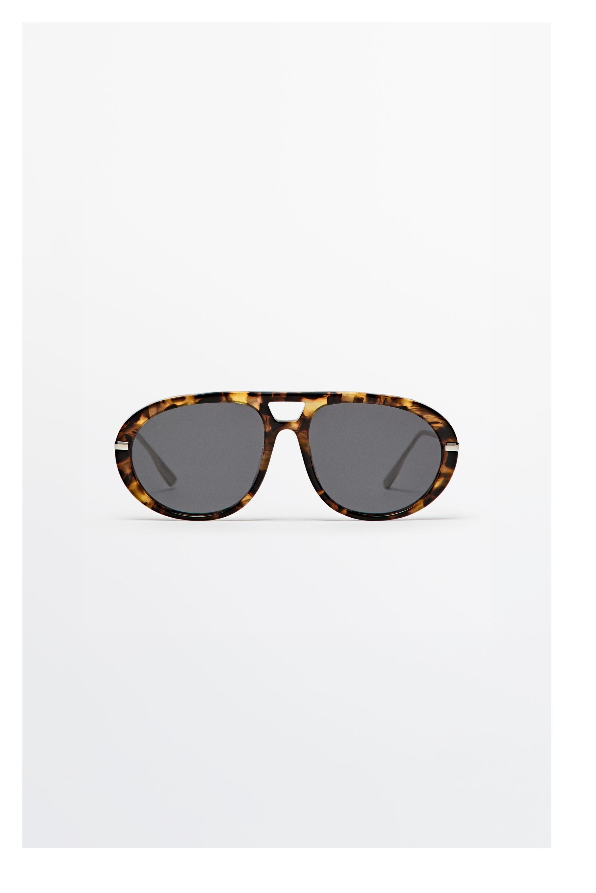 Aviator sunglasses — BROWN